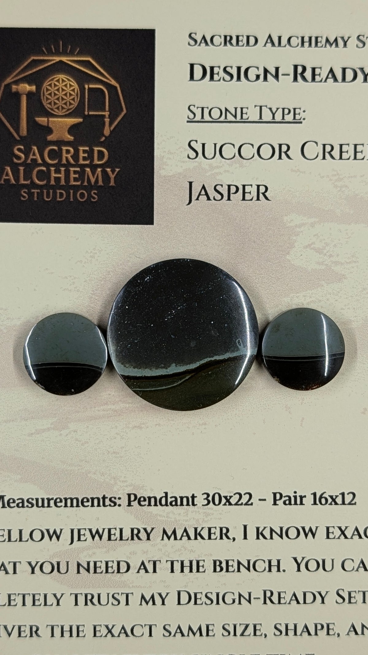 Circle Shape - Succor Creek Jasper - Design-Ready™ Set