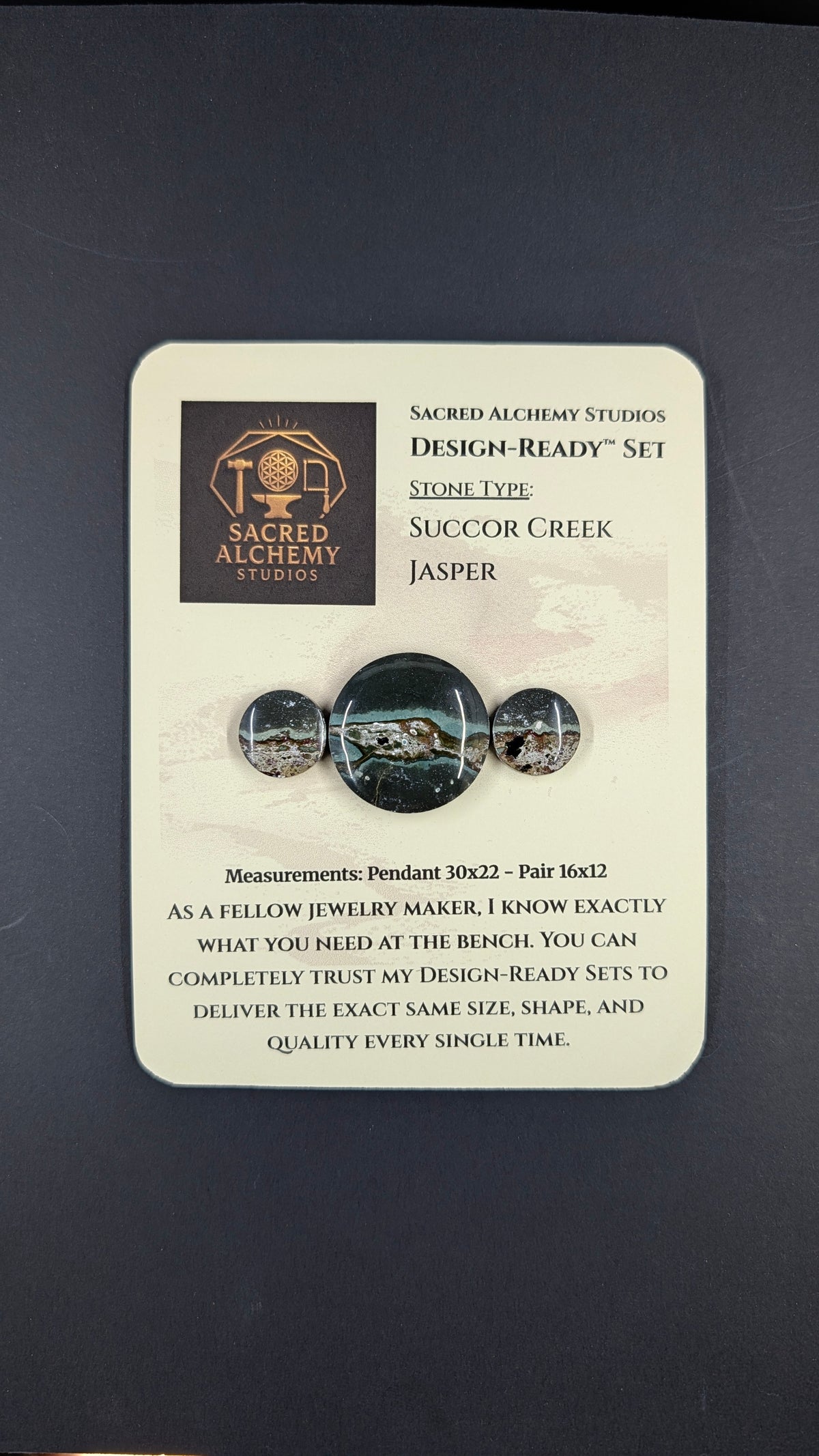 Circle Shape - Succor Creek Jasper - Design-Ready™ Set