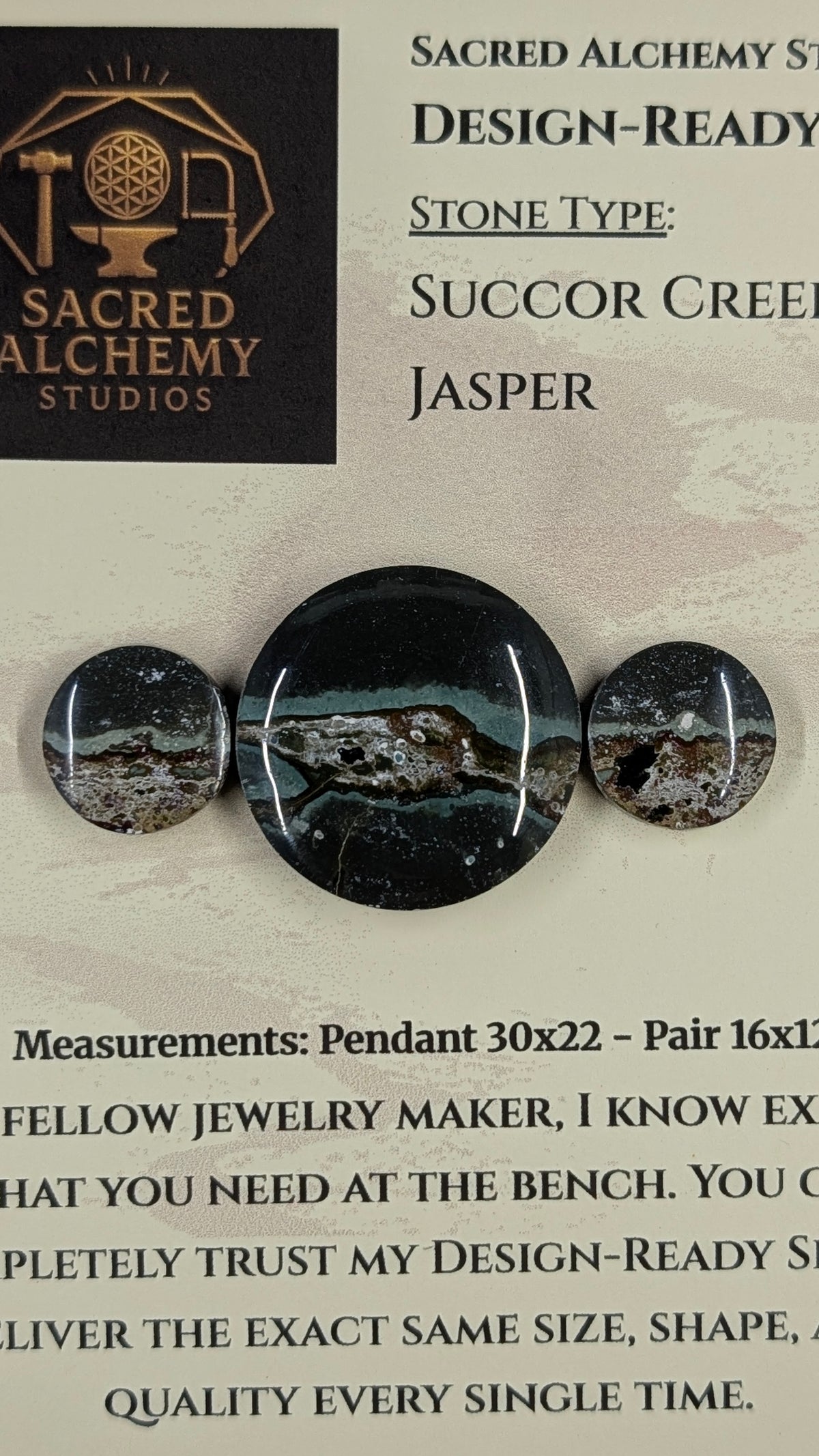 Circle Shape - Succor Creek Jasper - Design-Ready™ Set