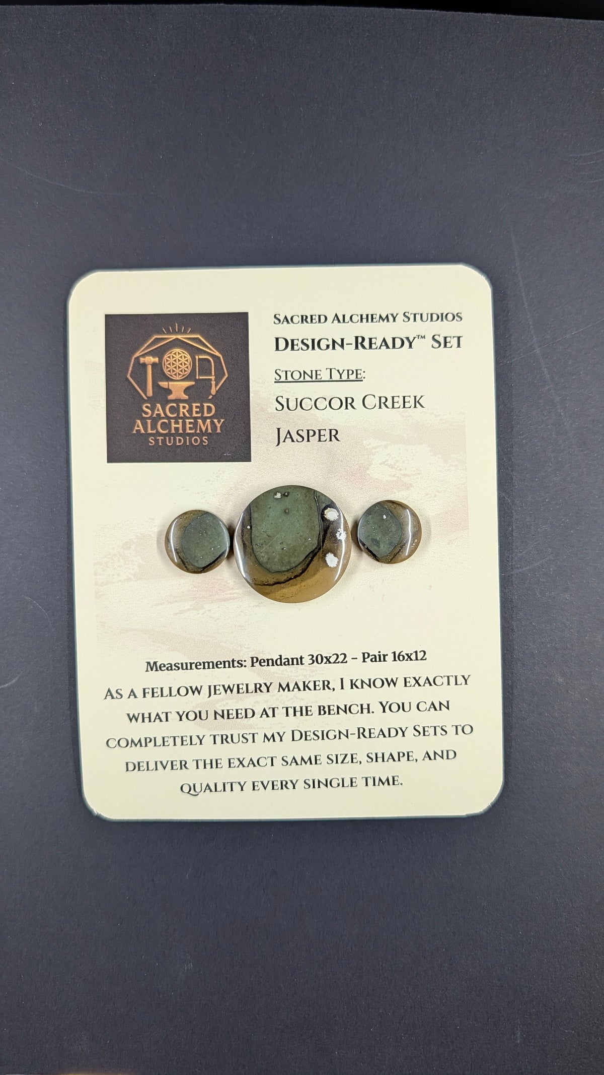 Circle Shape - Succor Creek Jasper - Design-Ready™ Set