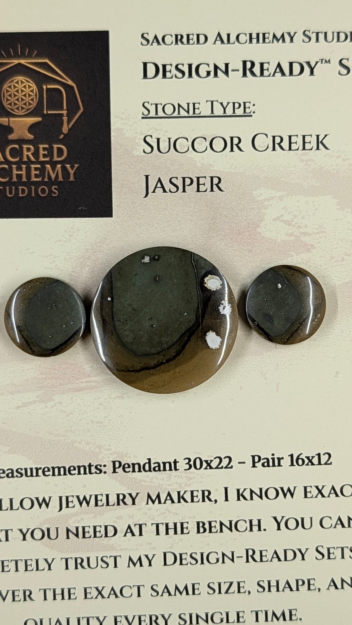Circle Shape - Succor Creek Jasper - Design-Ready™ Set