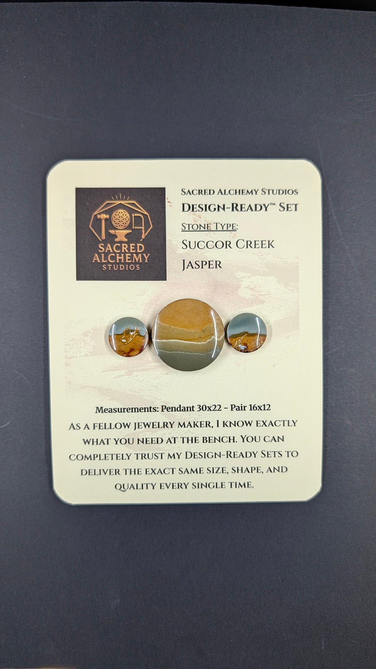 Circle Shape - Succor Creek Jasper - Design-Ready™ Set