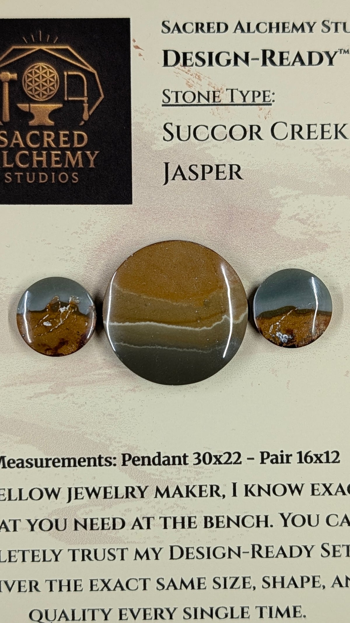 Circle Shape - Succor Creek Jasper - Design-Ready™ Set