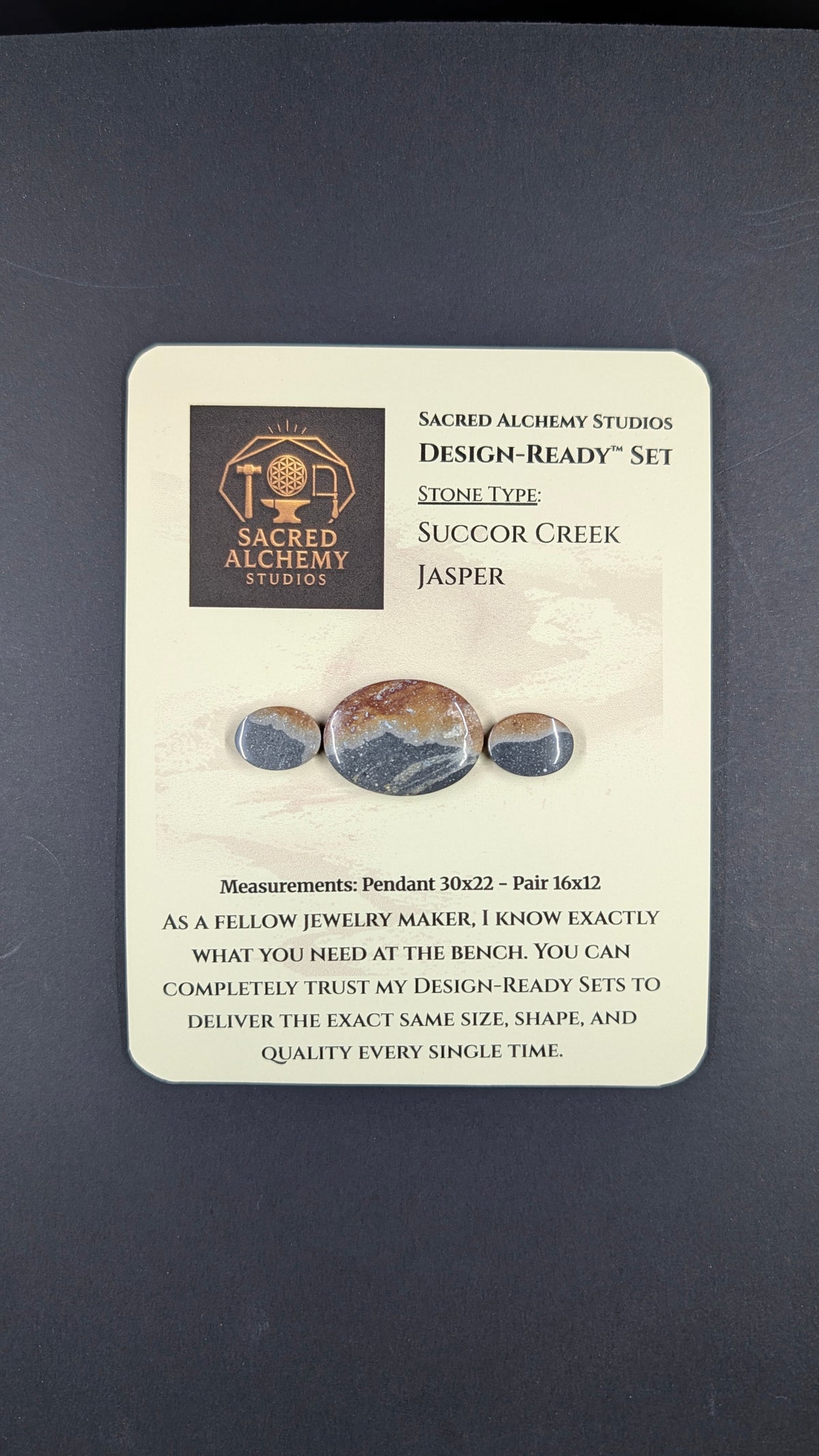 Oval Shape - Succor Creek Jasper - Design-Ready™ Set