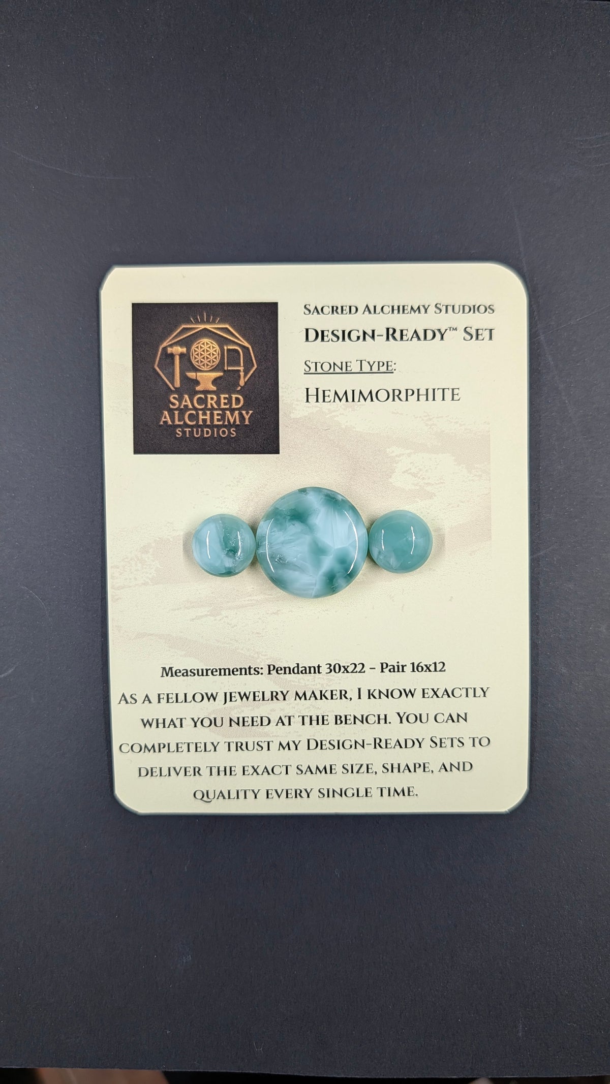Circle Shape - Hemimorphite - Design-Ready™ Set