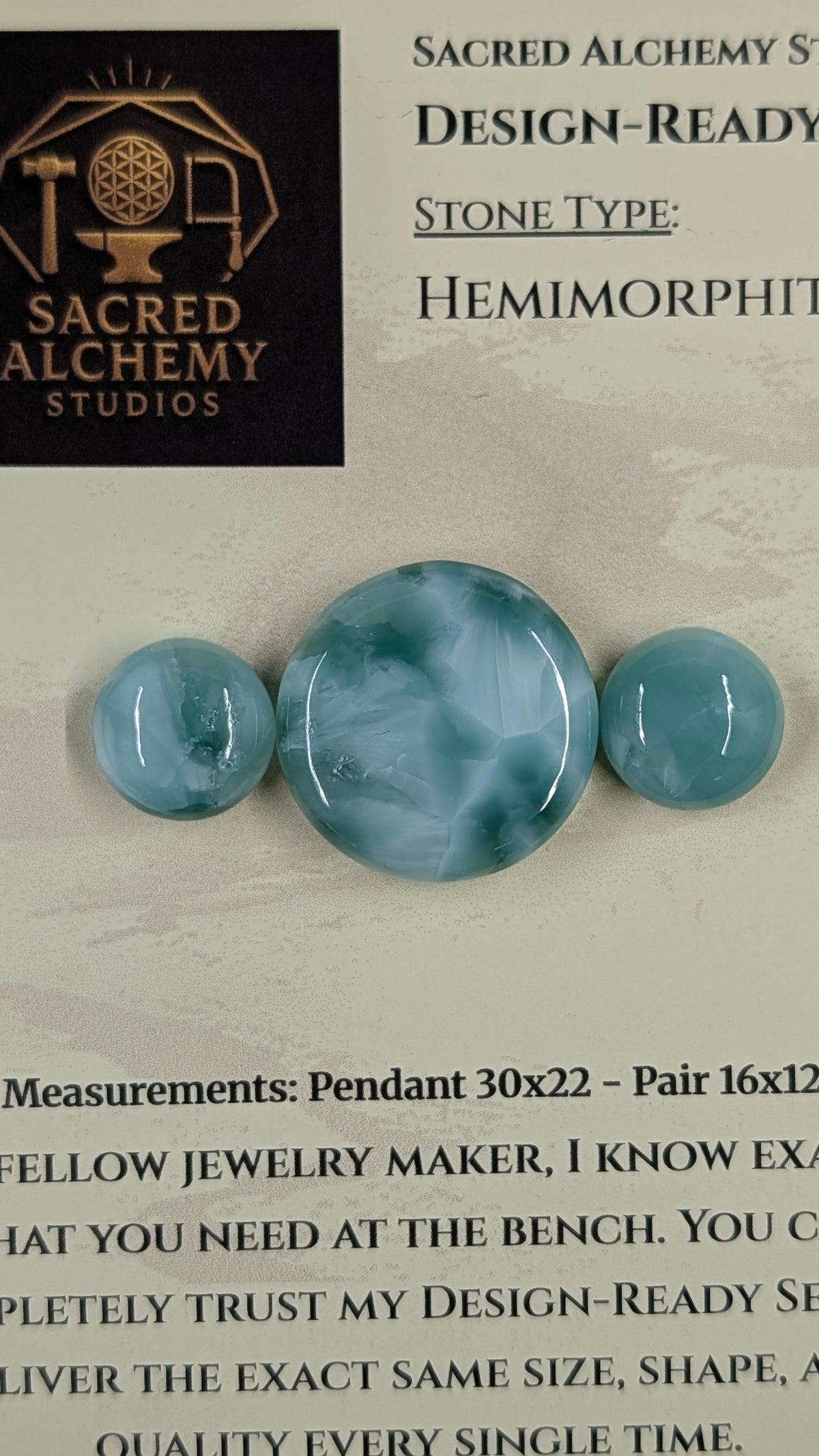 Circle Shape - Hemimorphite - Design-Ready™ Set