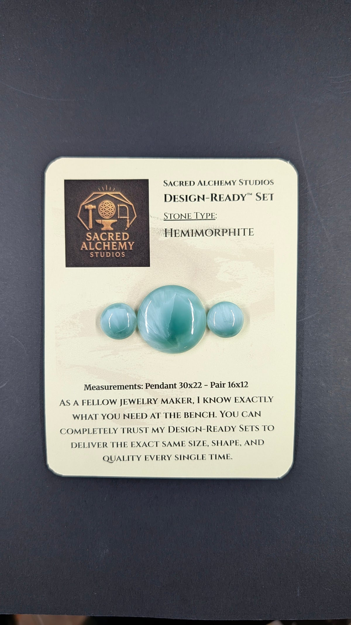 Circle Shape - Hemimorphite - Design-Ready™ Set