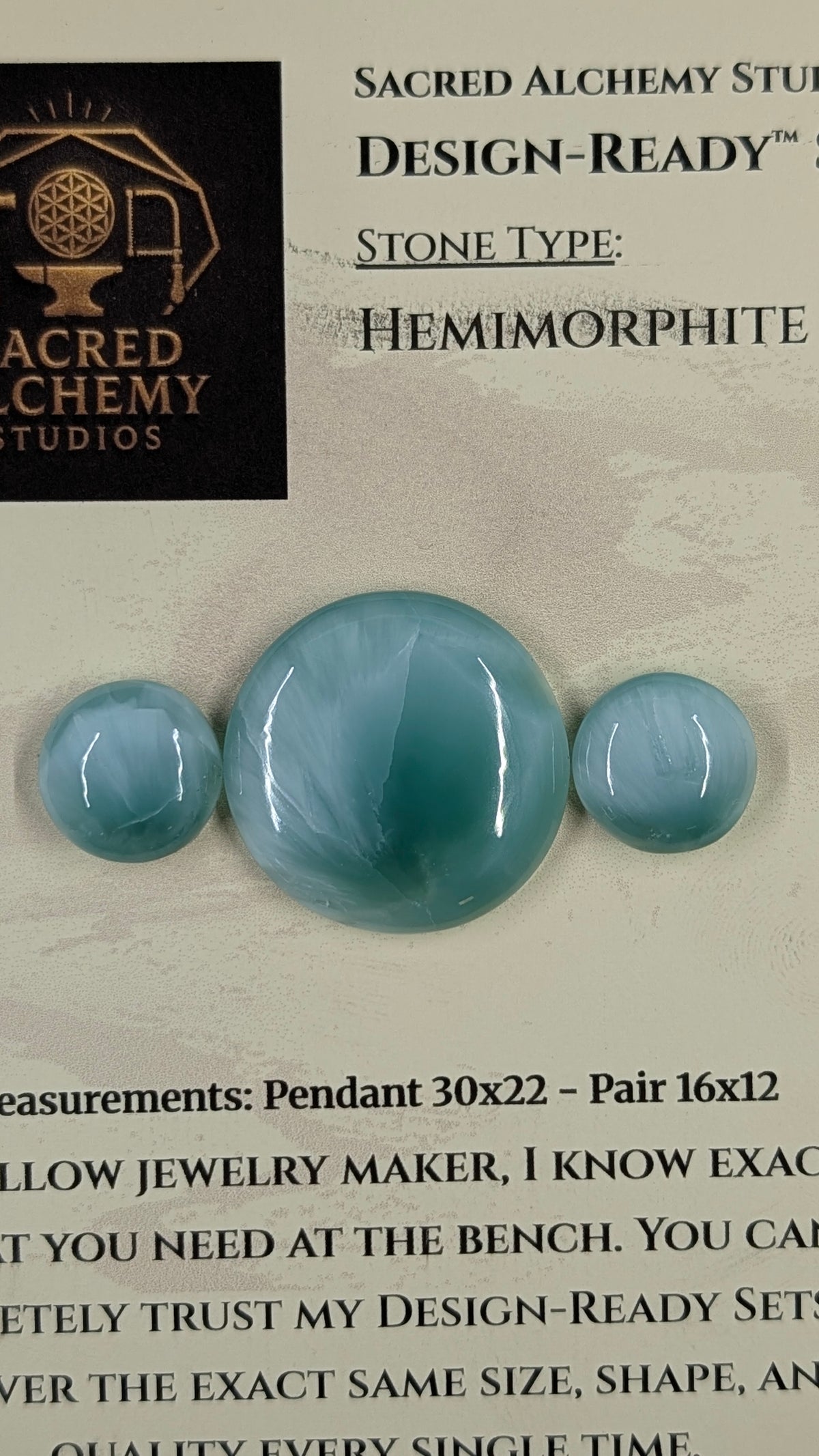Circle Shape - Hemimorphite - Design-Ready™ Set