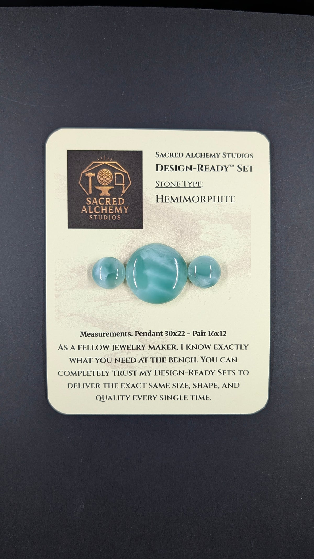 Circle Shape - Hemimorphite - Design-Ready™ Set