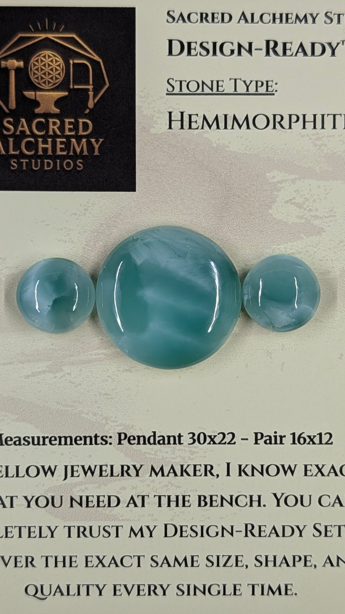 Circle Shape - Hemimorphite - Design-Ready™ Set