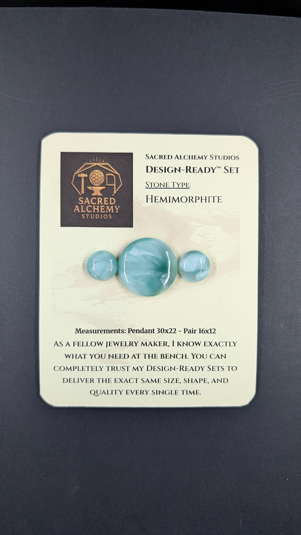 Circle Shape - Hemimorphite - Design-Ready™ Set