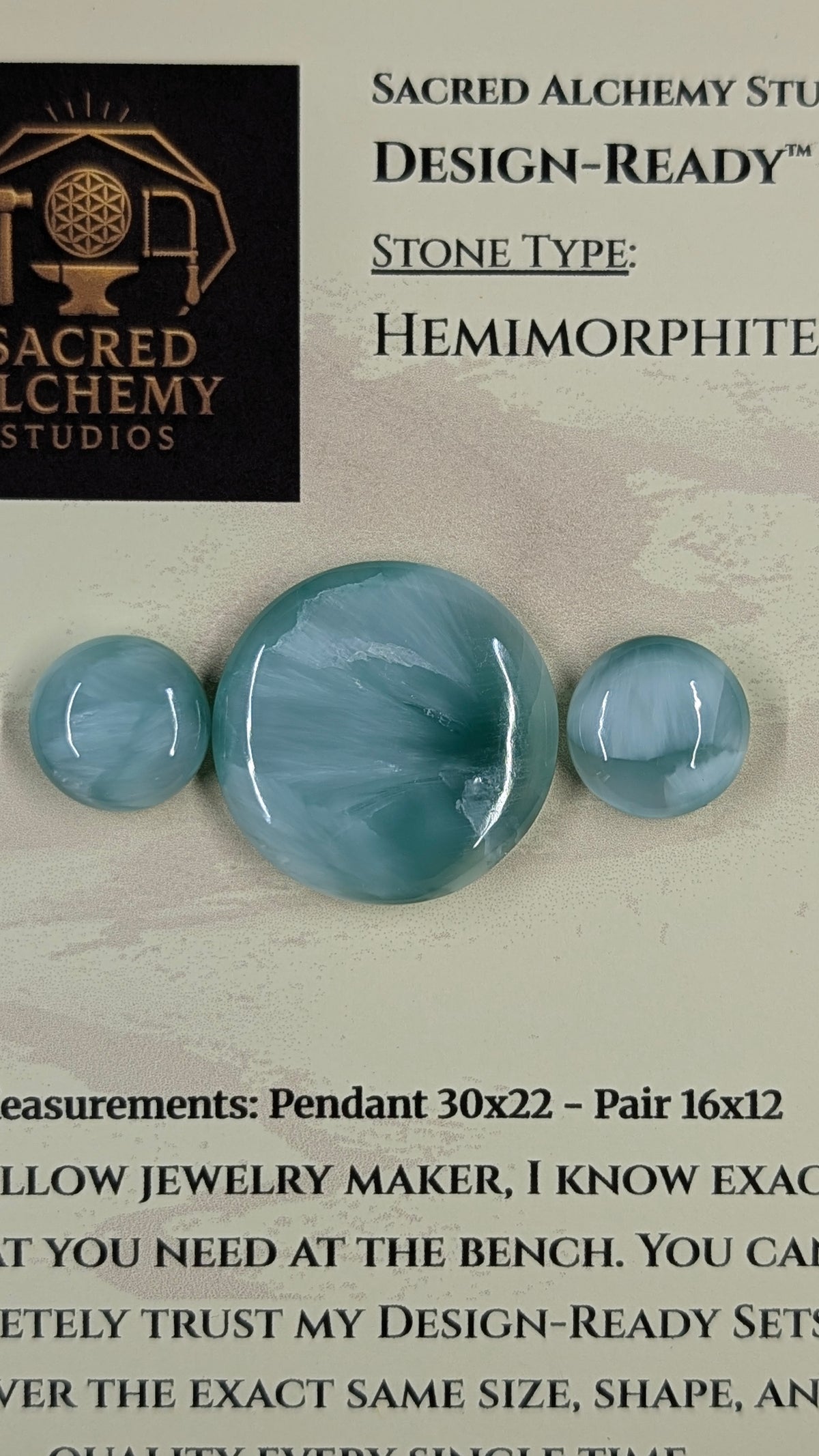 Circle Shape - Hemimorphite - Design-Ready™ Set