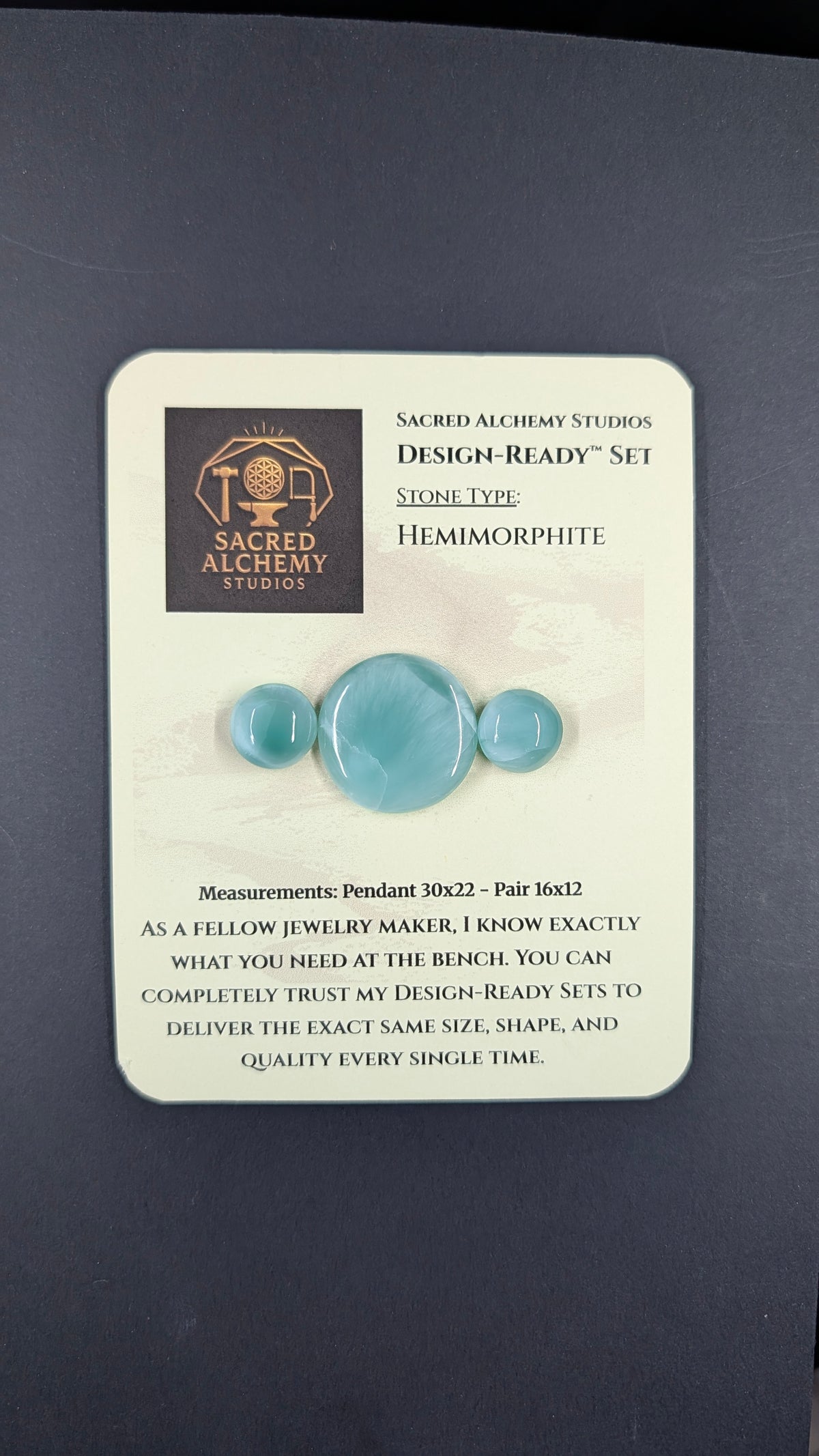 Circle Shape - Hemimorphite - Design-Ready™ Set