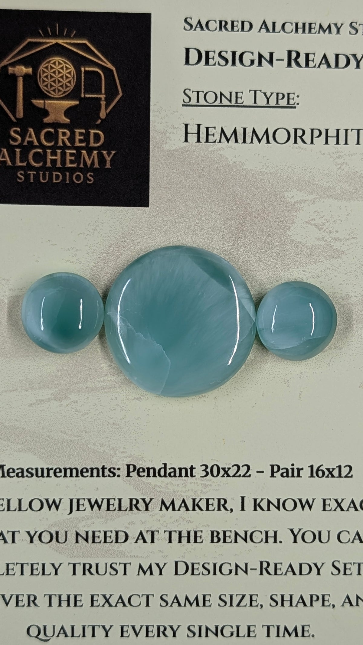 Circle Shape - Hemimorphite - Design-Ready™ Set