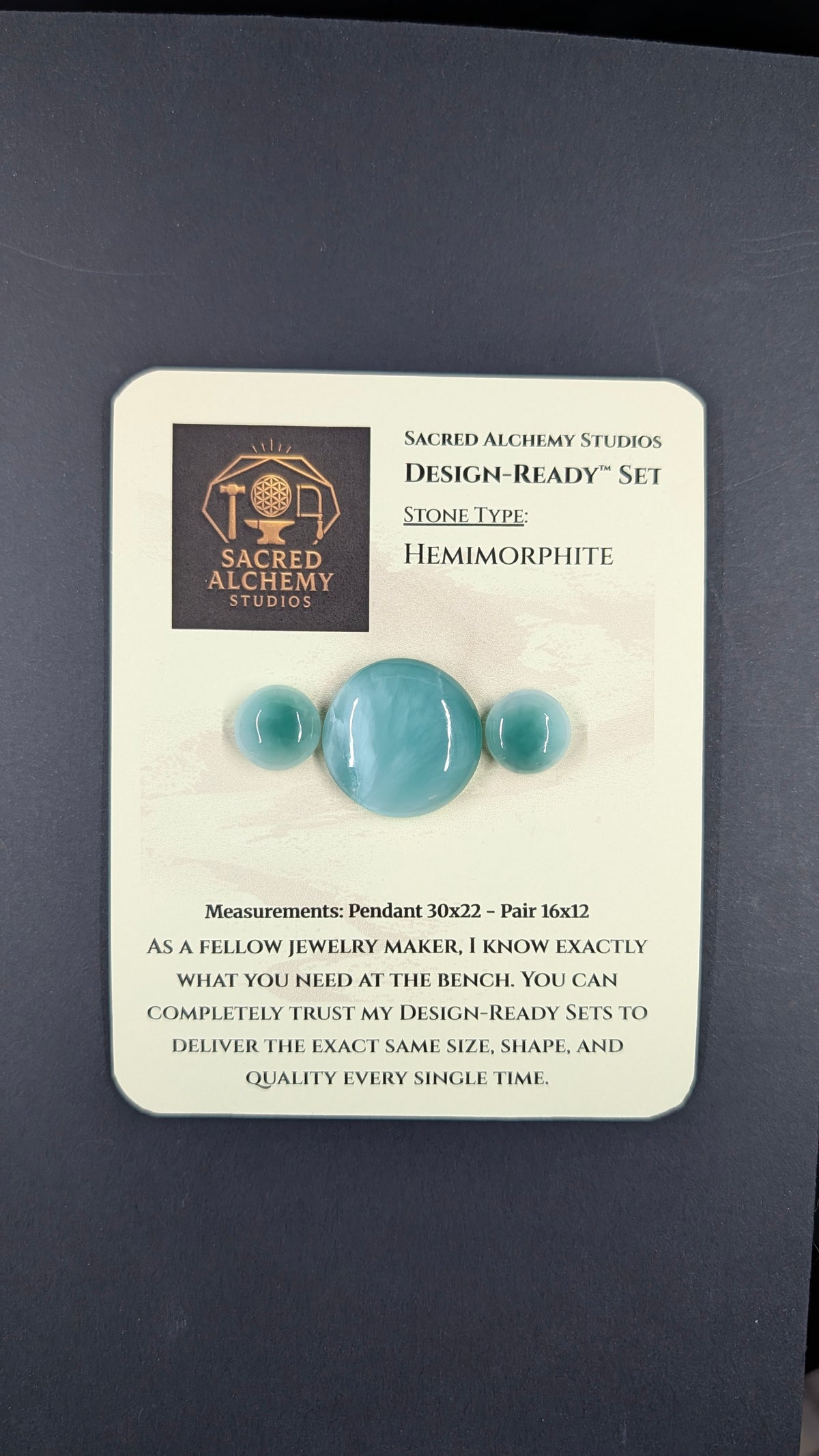 Circle Shape - Hemimorphite - Design-Ready™ Set