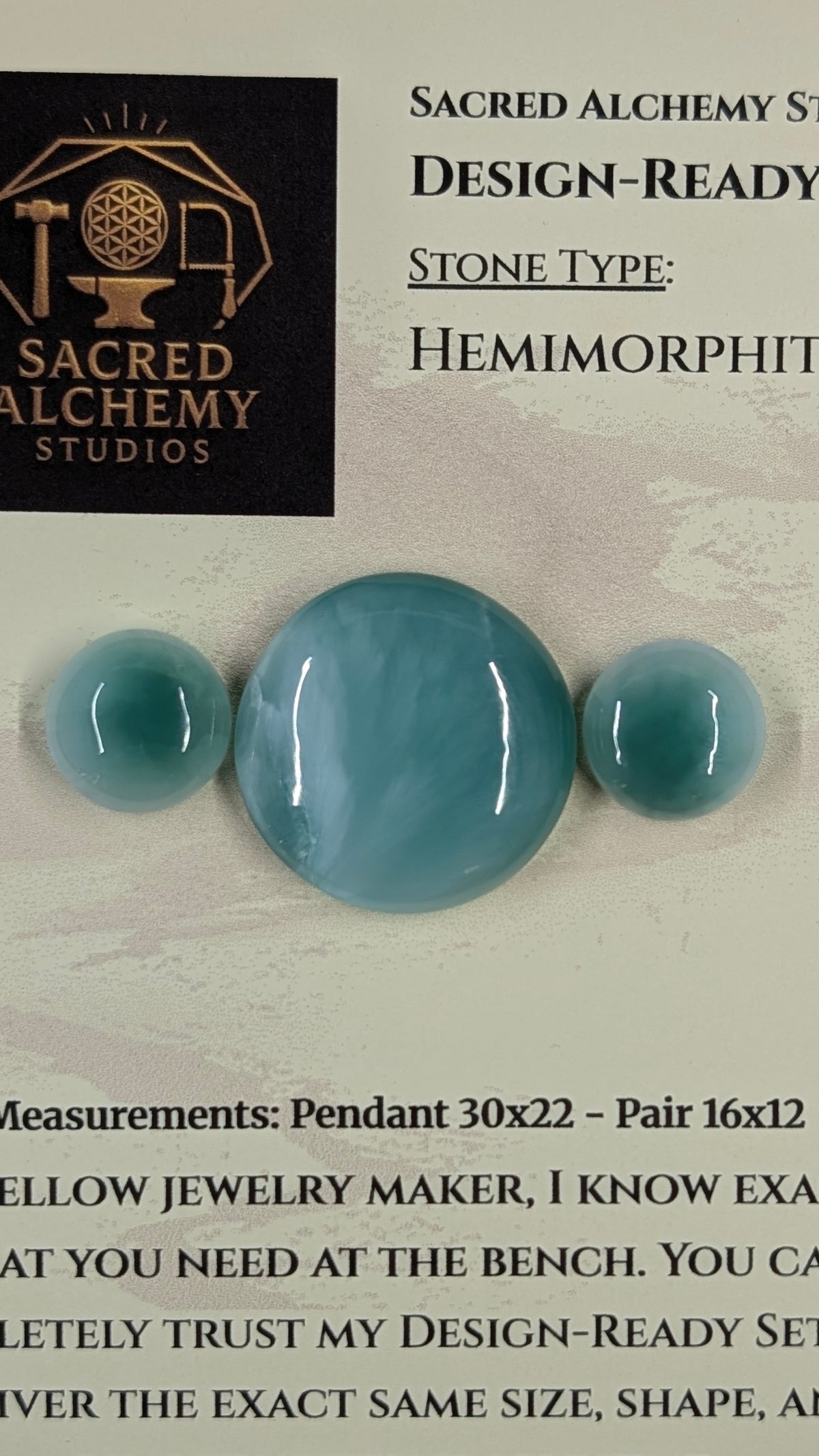 Circle Shape - Hemimorphite - Design-Ready™ Set