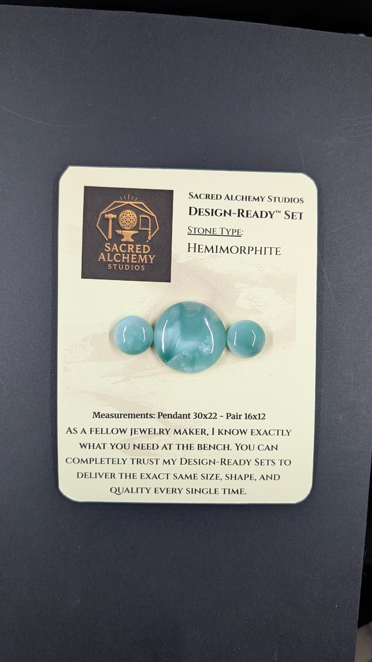Circle Shape - Hemimorphite - Design-Ready™ Set