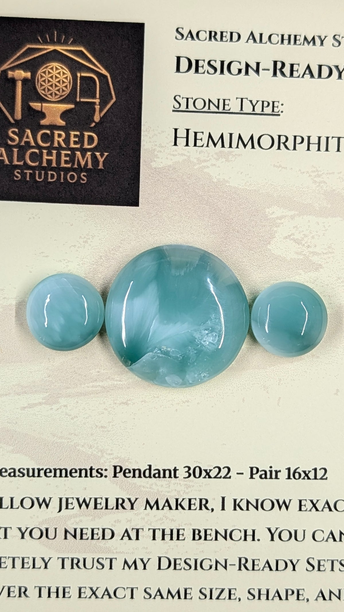 Circle Shape - Hemimorphite - Design-Ready™ Set