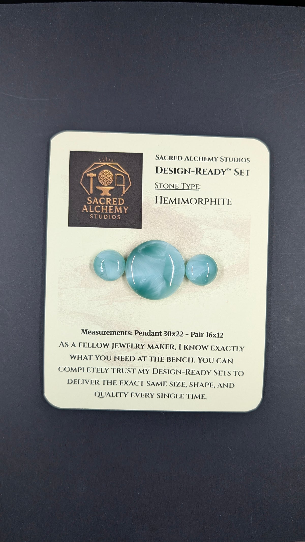Circle Shape - Hemimorphite - Design-Ready™ Set