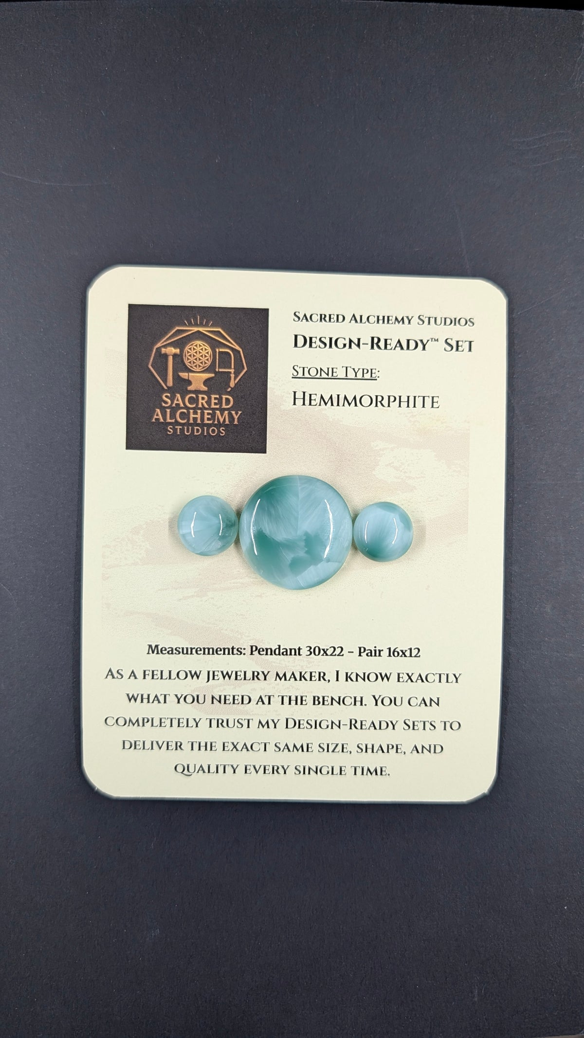 Circle Shape - Hemimorphite - Design-Ready™ Set