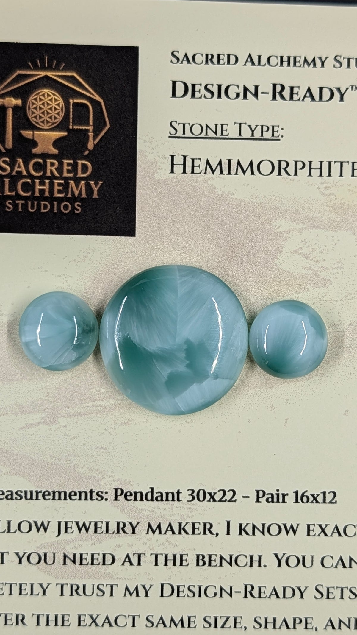 Circle Shape - Hemimorphite - Design-Ready™ Set