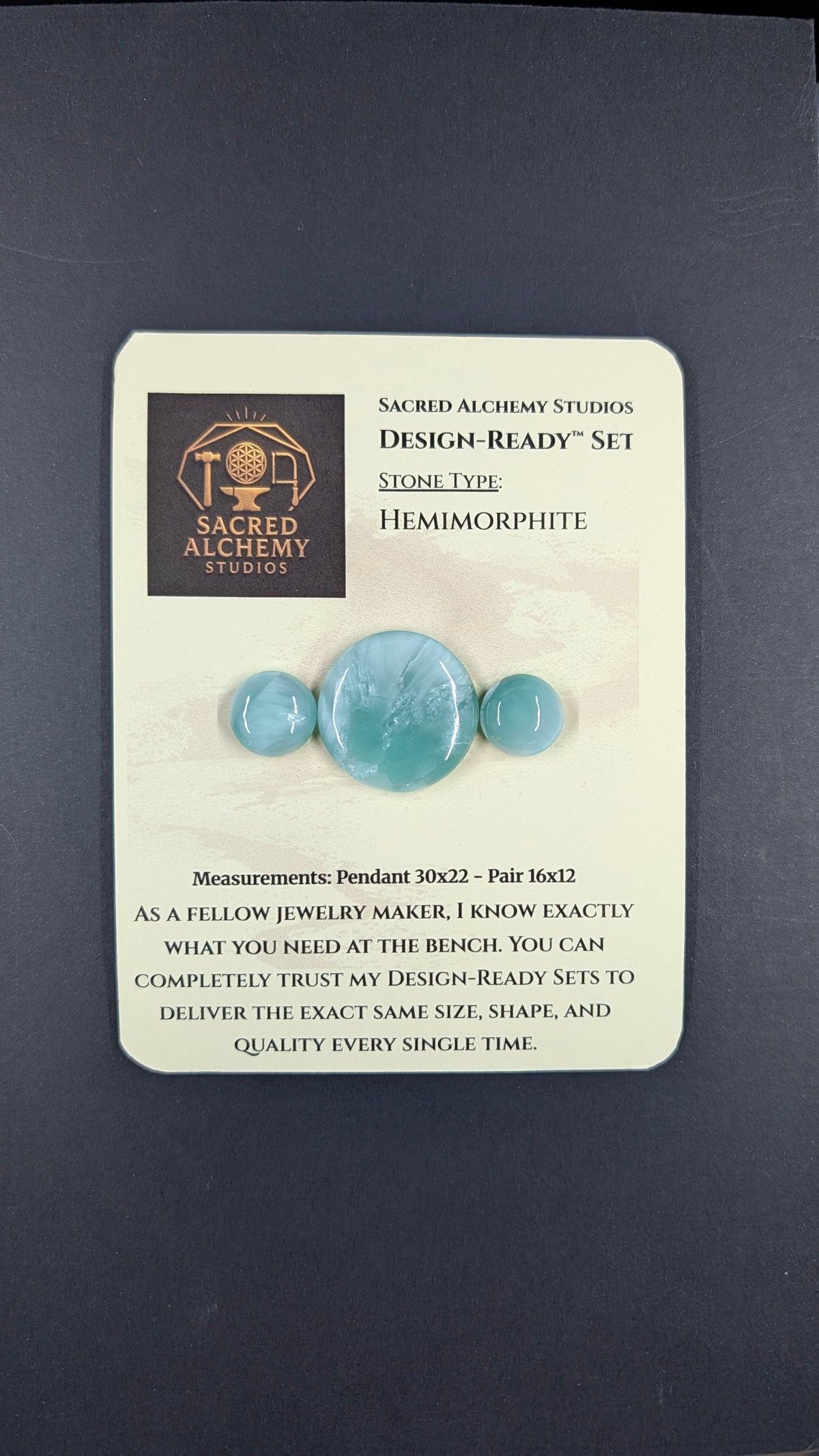 Circle Shape - Hemimorphite - Design-Ready™ Set