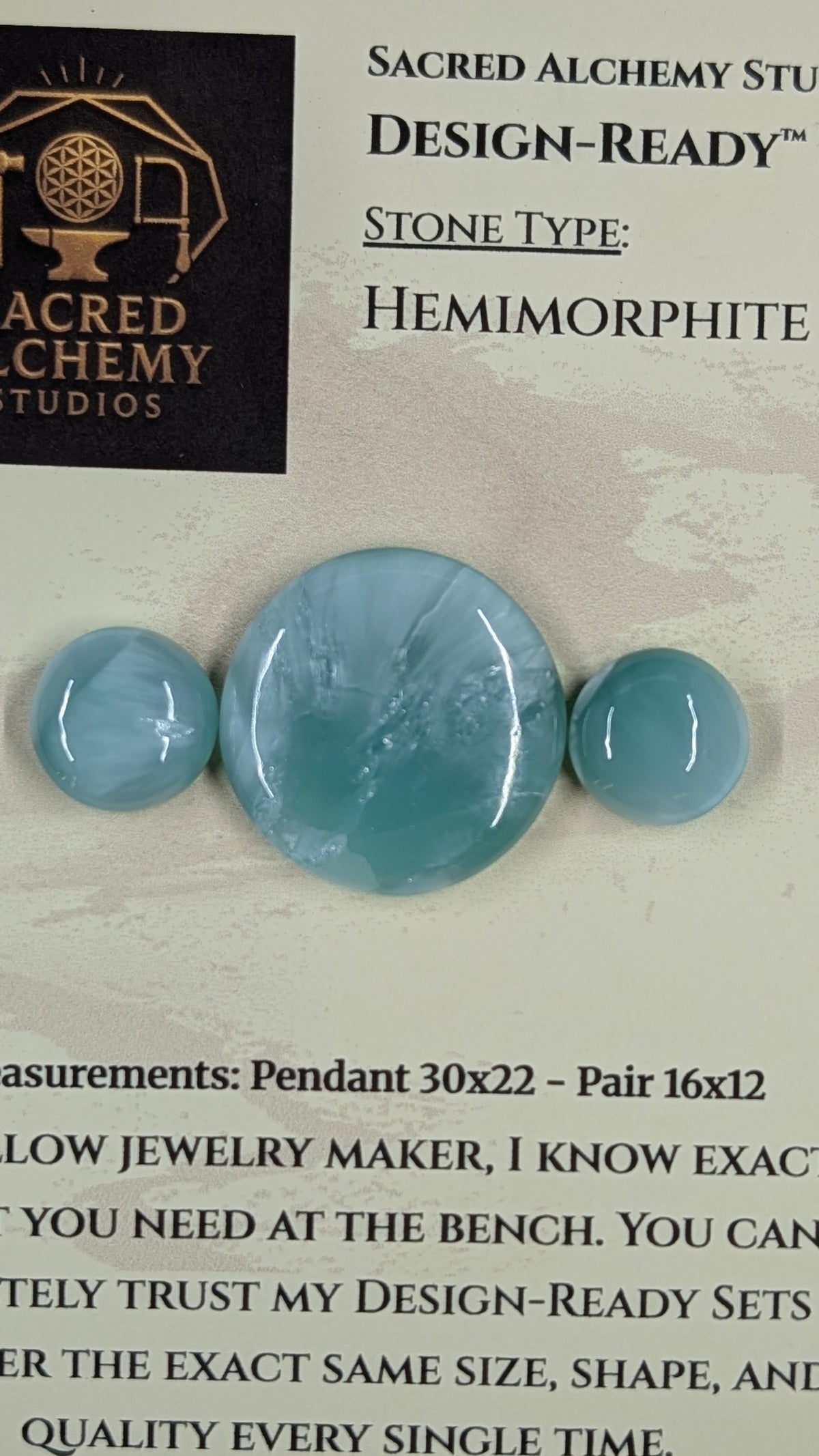 Circle Shape - Hemimorphite - Design-Ready™ Set
