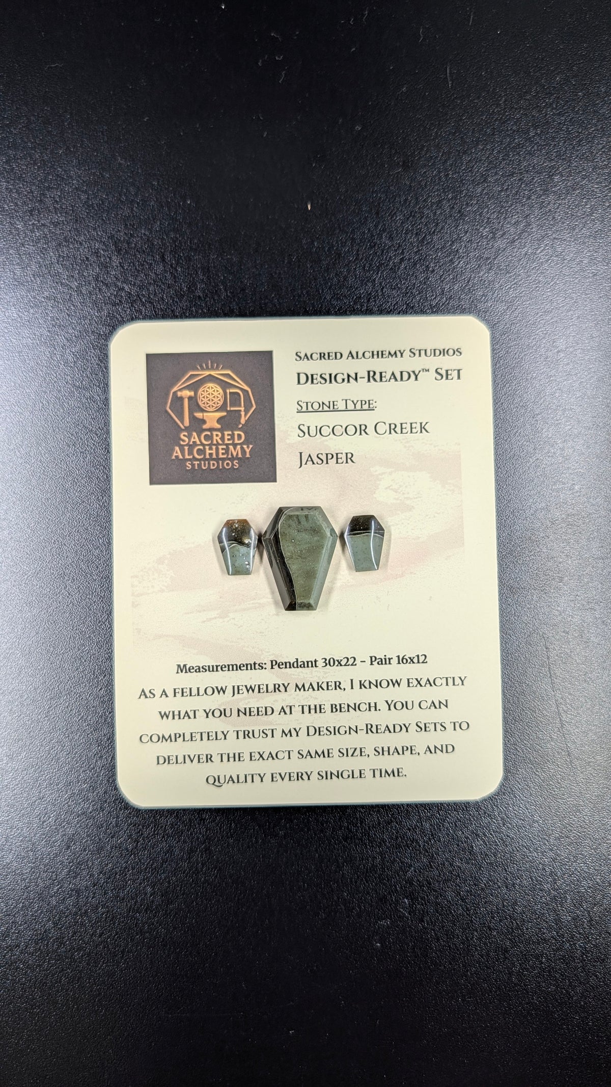 Coffin Shape - Succor Creek Jasper - Design-Ready™ Set