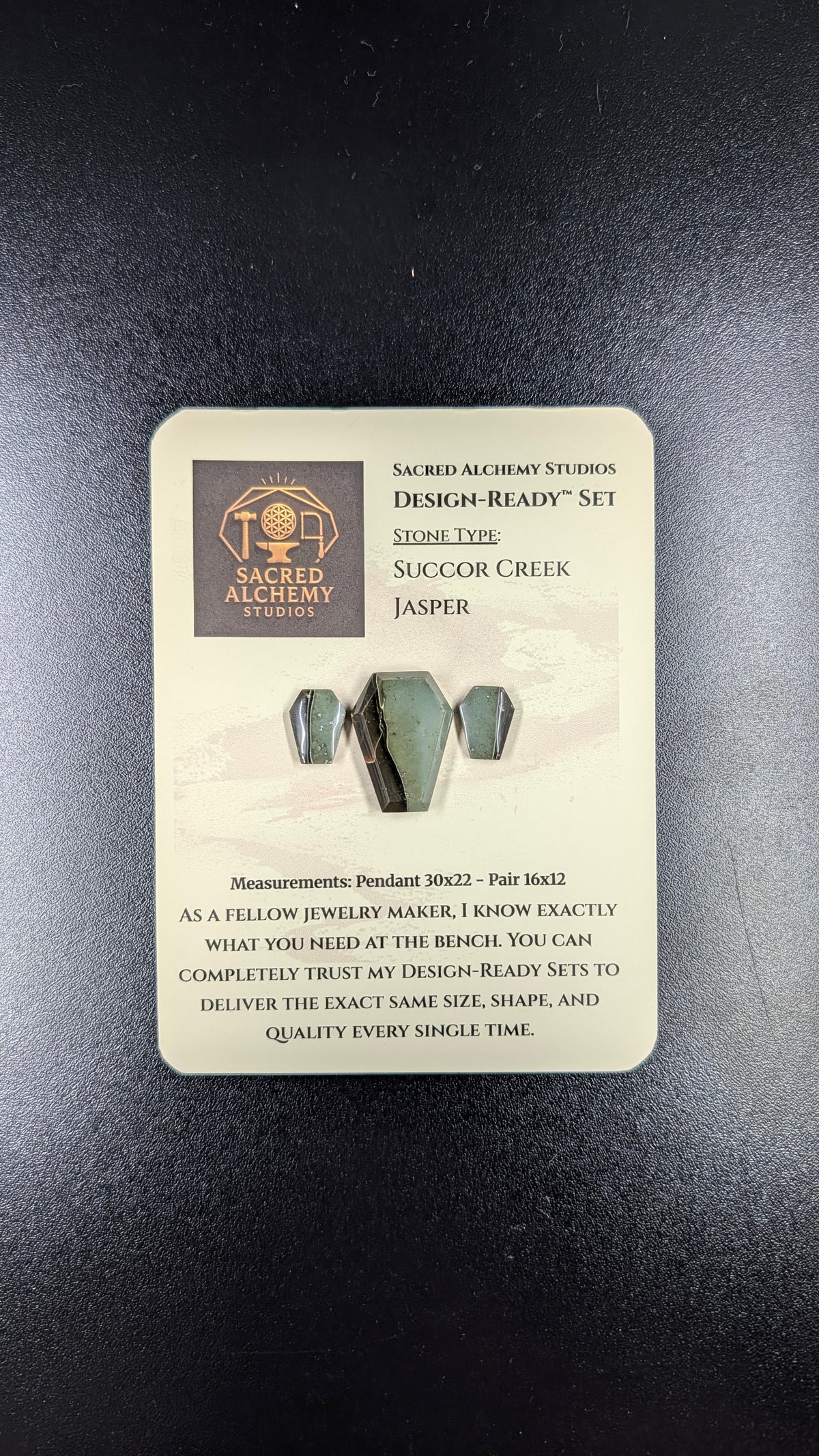 Coffin Shape - Succor Creek Jasper - Design-Ready™ Set