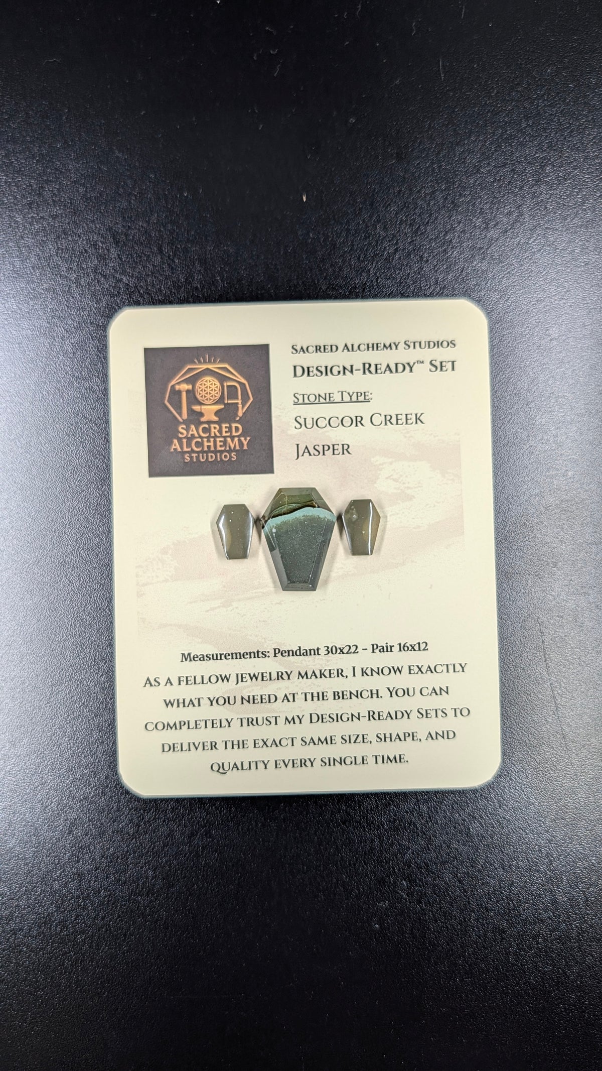 Coffin Shape - Succor Creek Jasper - Design-Ready™ Set