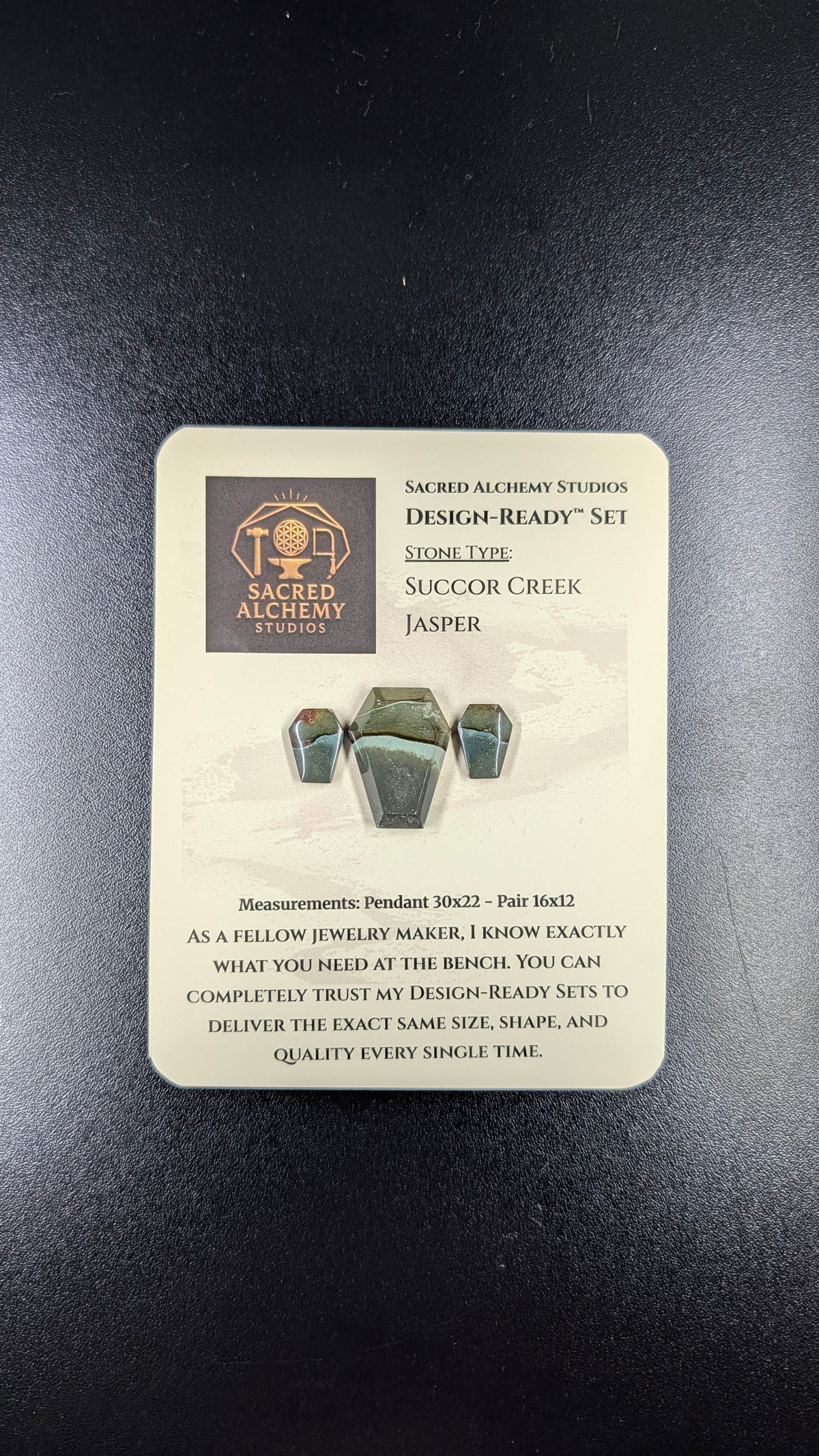 Coffin Shape - Succor Creek Jasper - Design-Ready™ Set