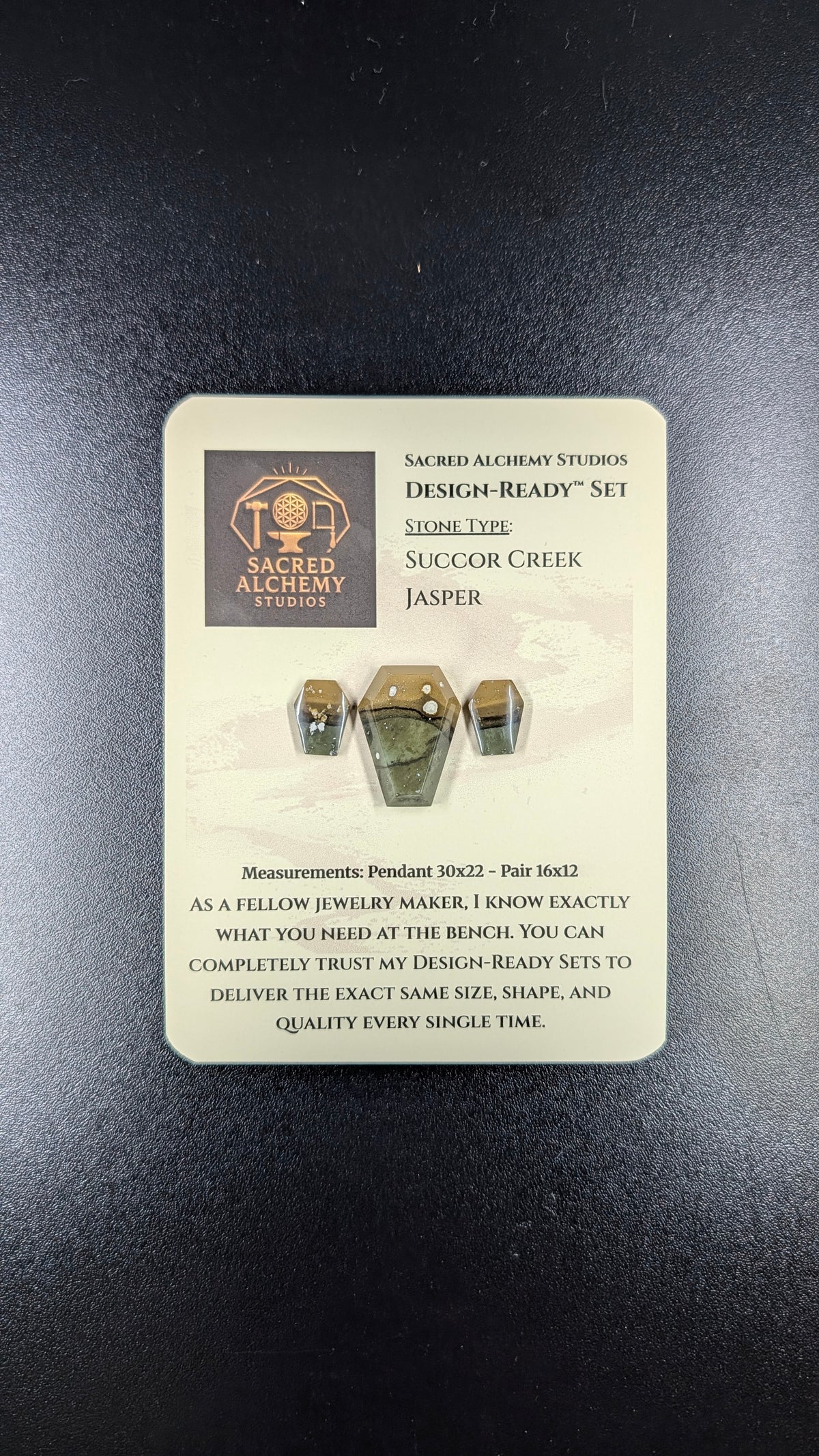 Coffin Shape - Succor Creek Jasper - Design-Ready™ Set