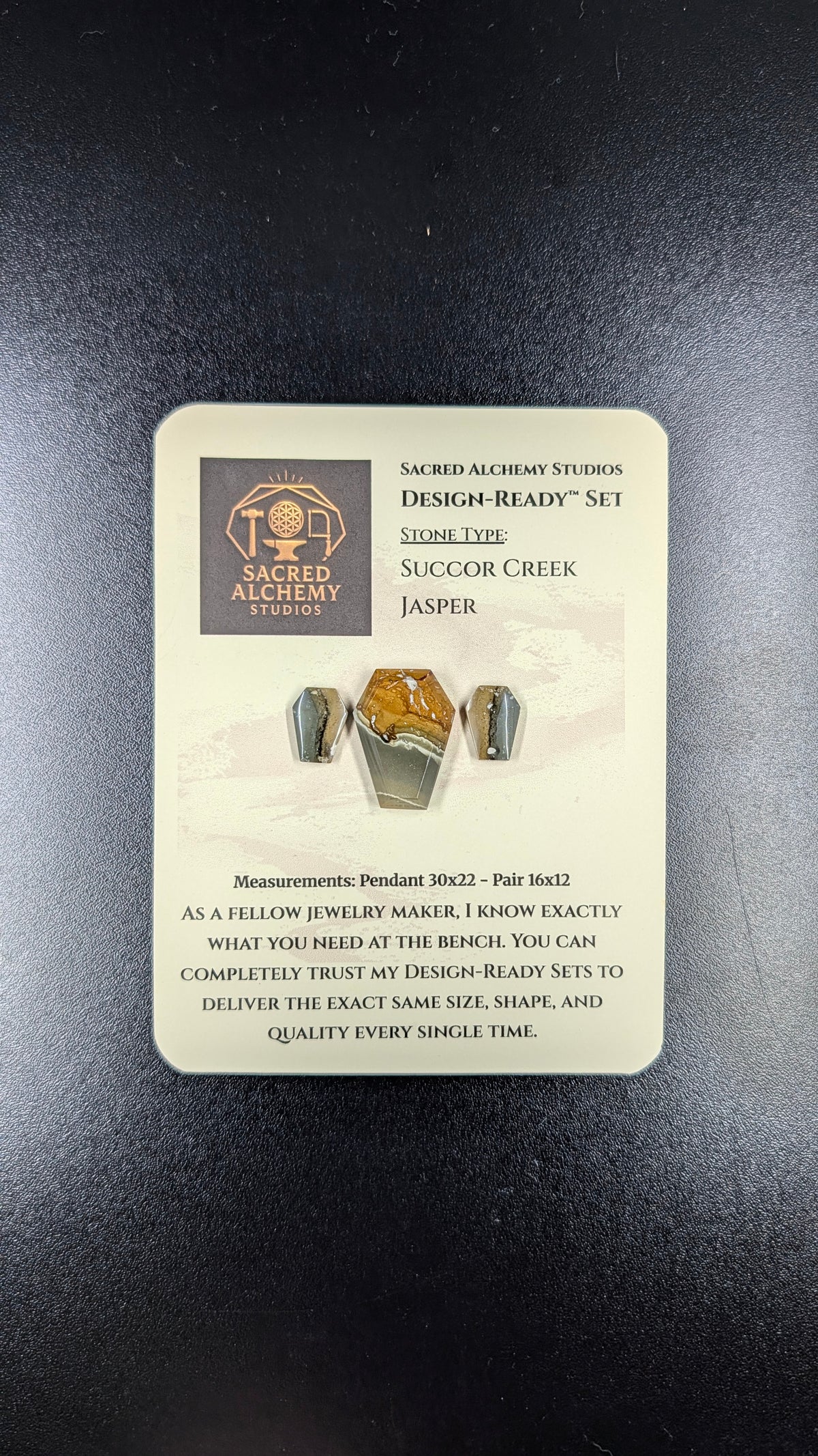 Coffin Shape - Succor Creek Jasper - Design-Ready™ Set