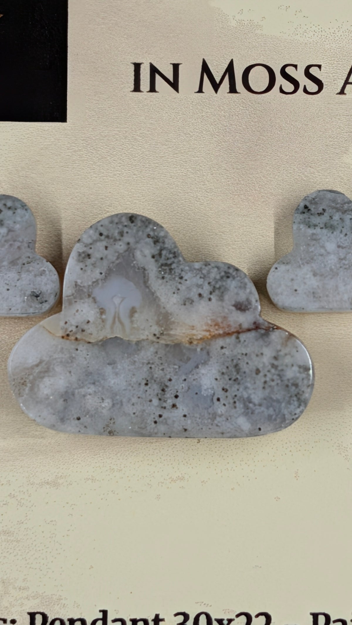 Cloud Shape - Pyrite & Amethyst in Moss Agate - Design-Ready™ Set