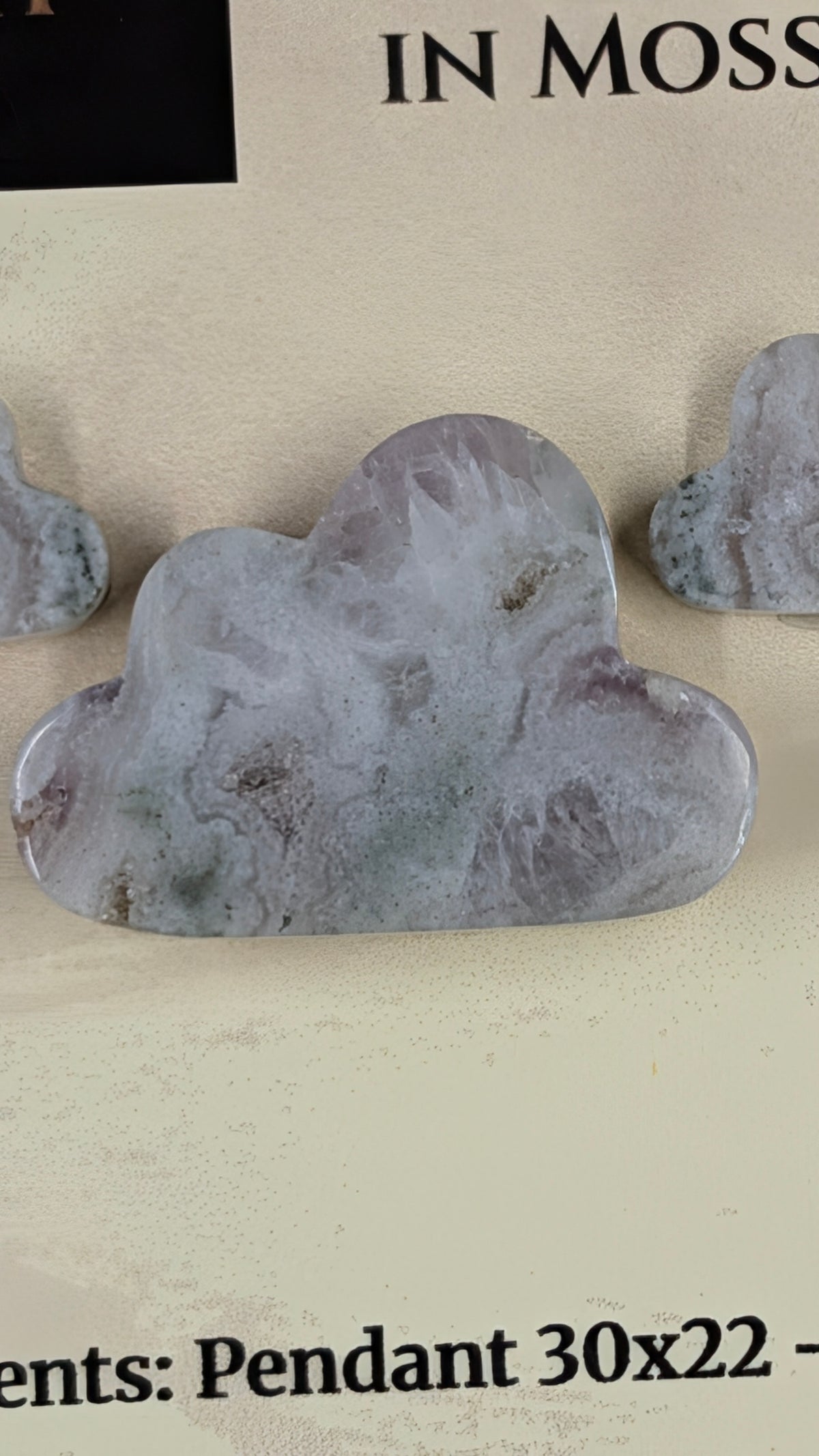 Cloud Shape - Pyrite & Amethyst in Moss Agate - Design-Ready™ Set