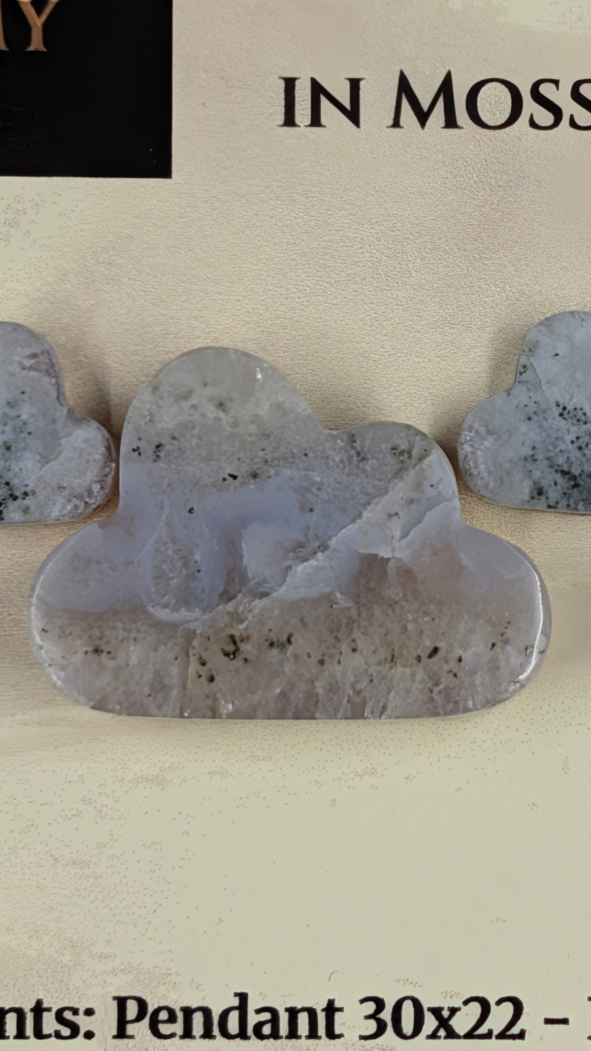 Cloud Shape - Pyrite & Amethyst in Moss Agate - Design-Ready™ Set