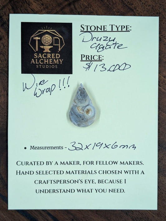 Druzy Agate Cabochon