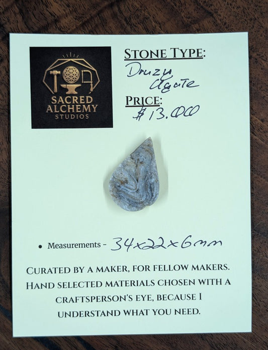 Druzy Agate Cabochon