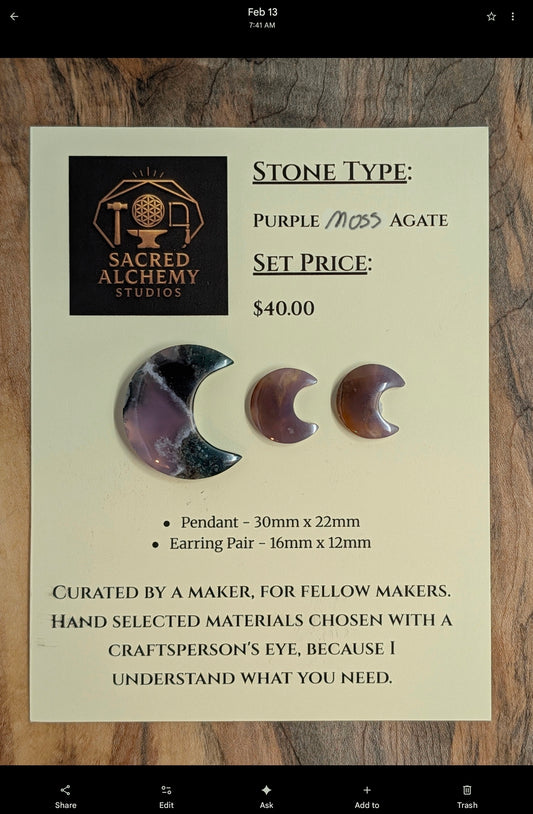 Crescent Moon Shape - Design-Ready Calibrated Sets - Monthly Subscription