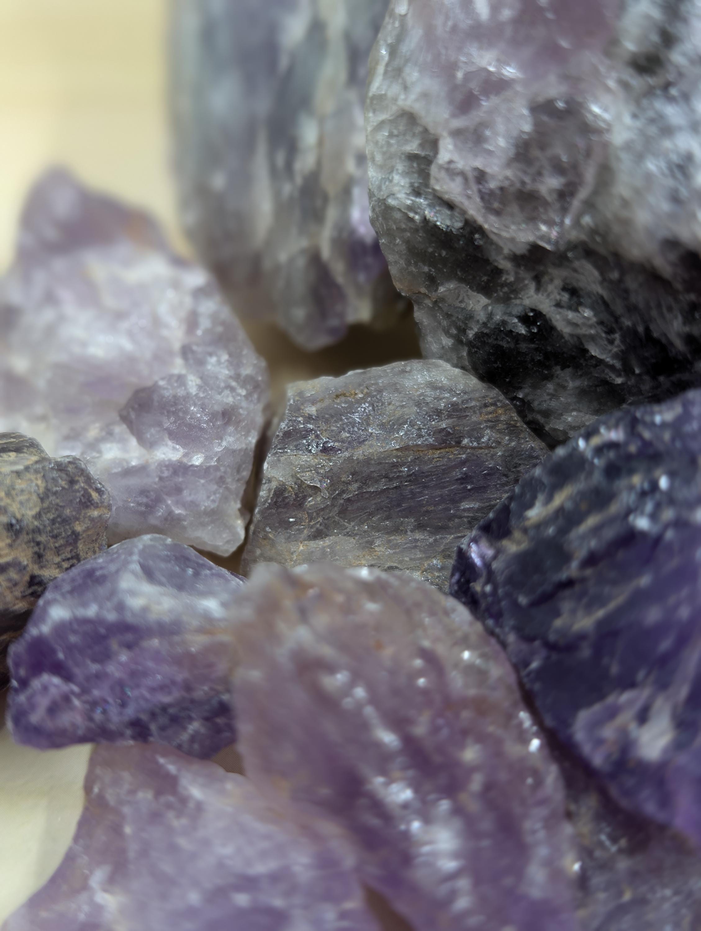 Amethyst Ruff - Rwanda - Top Grade - 200 grams by Sacred Alchemy Studios
