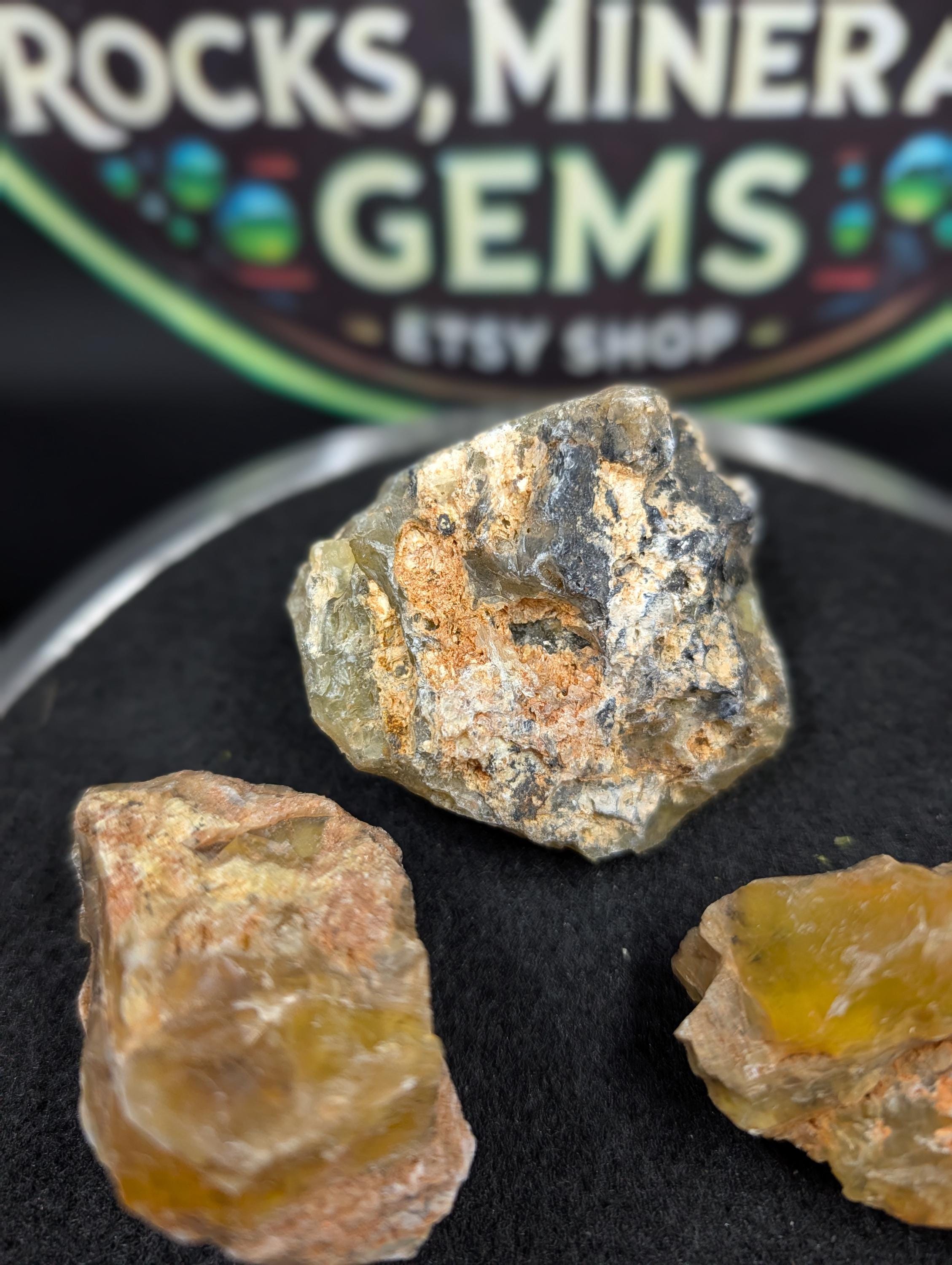 Yellow Opal – Natural Stone from Tanzania - 50g by Sacred Alchemy Studios