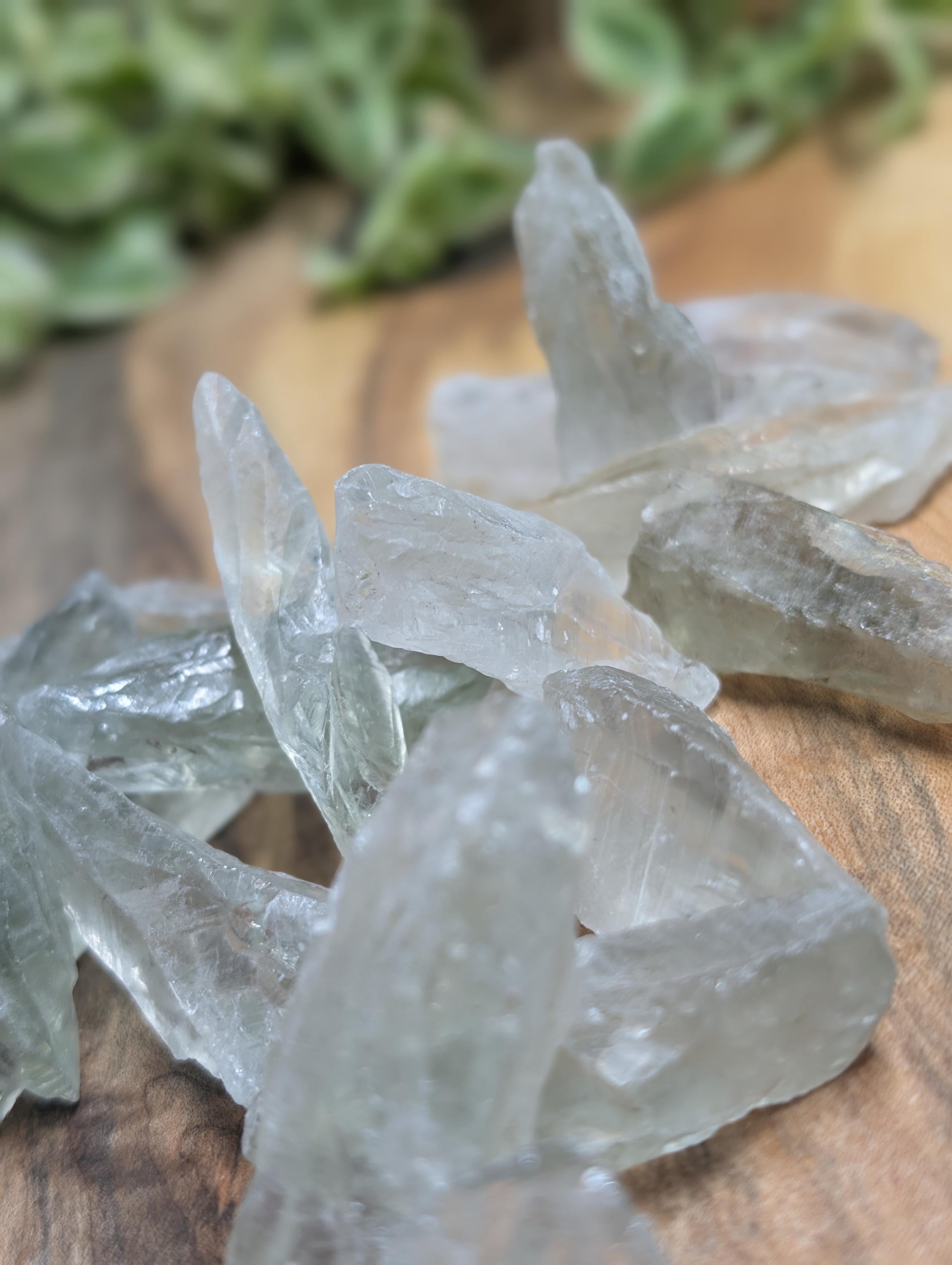 Prasiolite – Minas Gerais, Brazil – Rough Form – Top-Quality Clarity - 50 G by Sacred Alchemy Studios