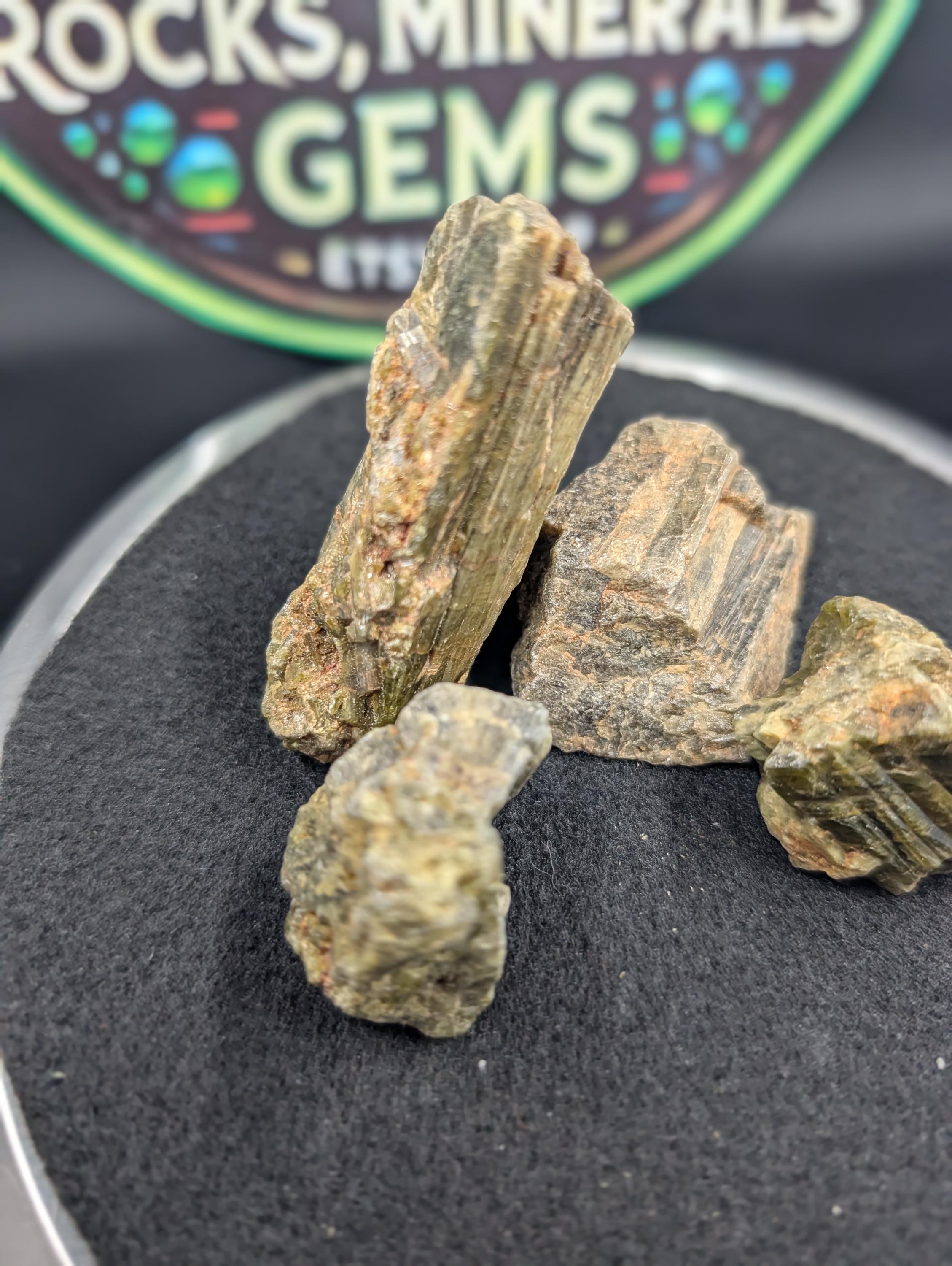 Tourmaline - Green Tourmaline – Afghanistan – Rough - 200 grams by Sacred Alchemy Studios