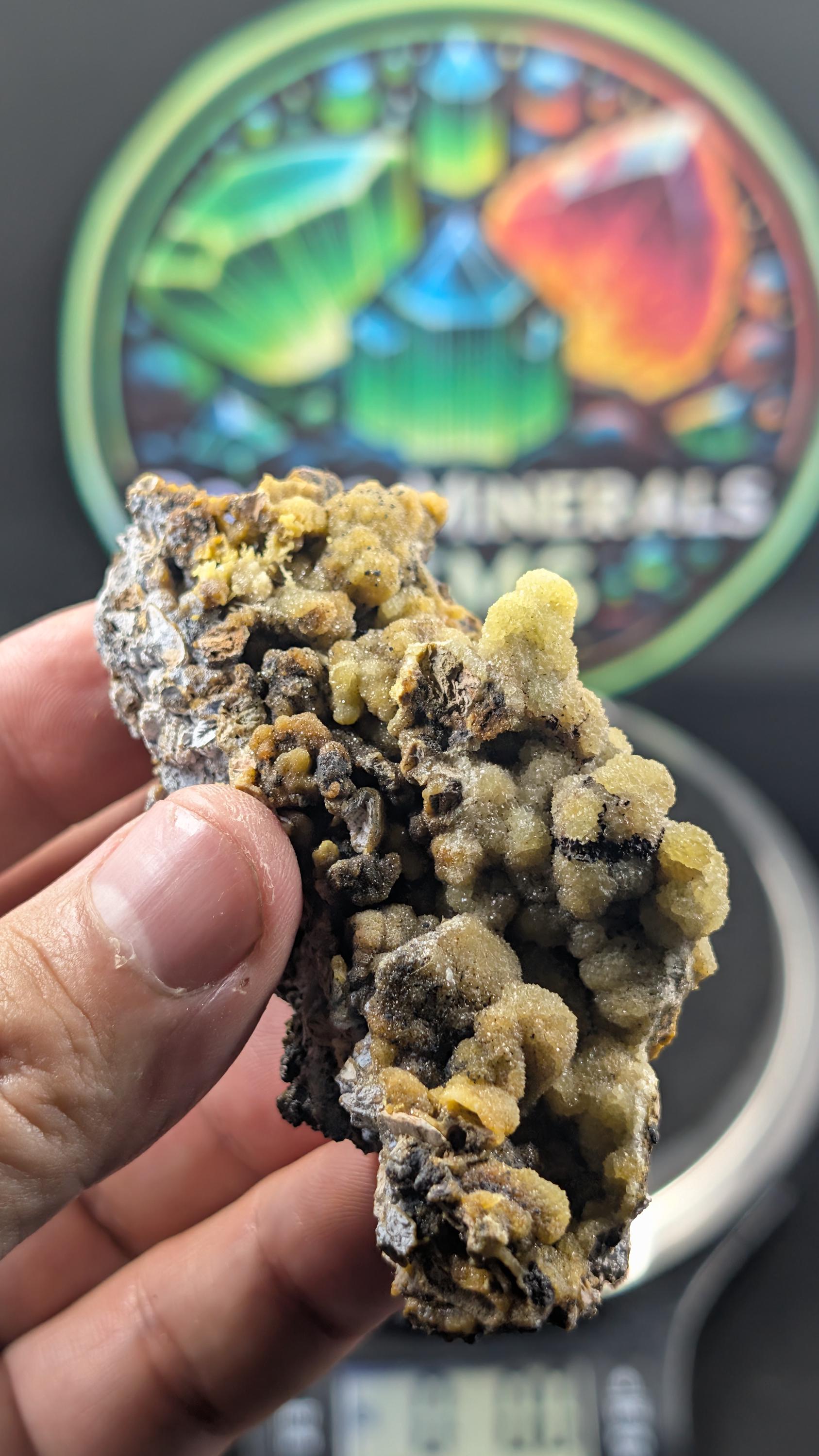 Zincite – Palmerton, Carbon County, Pennsylvania – Classic UV-Reactive Specimen by Sacred Alchemy Studios