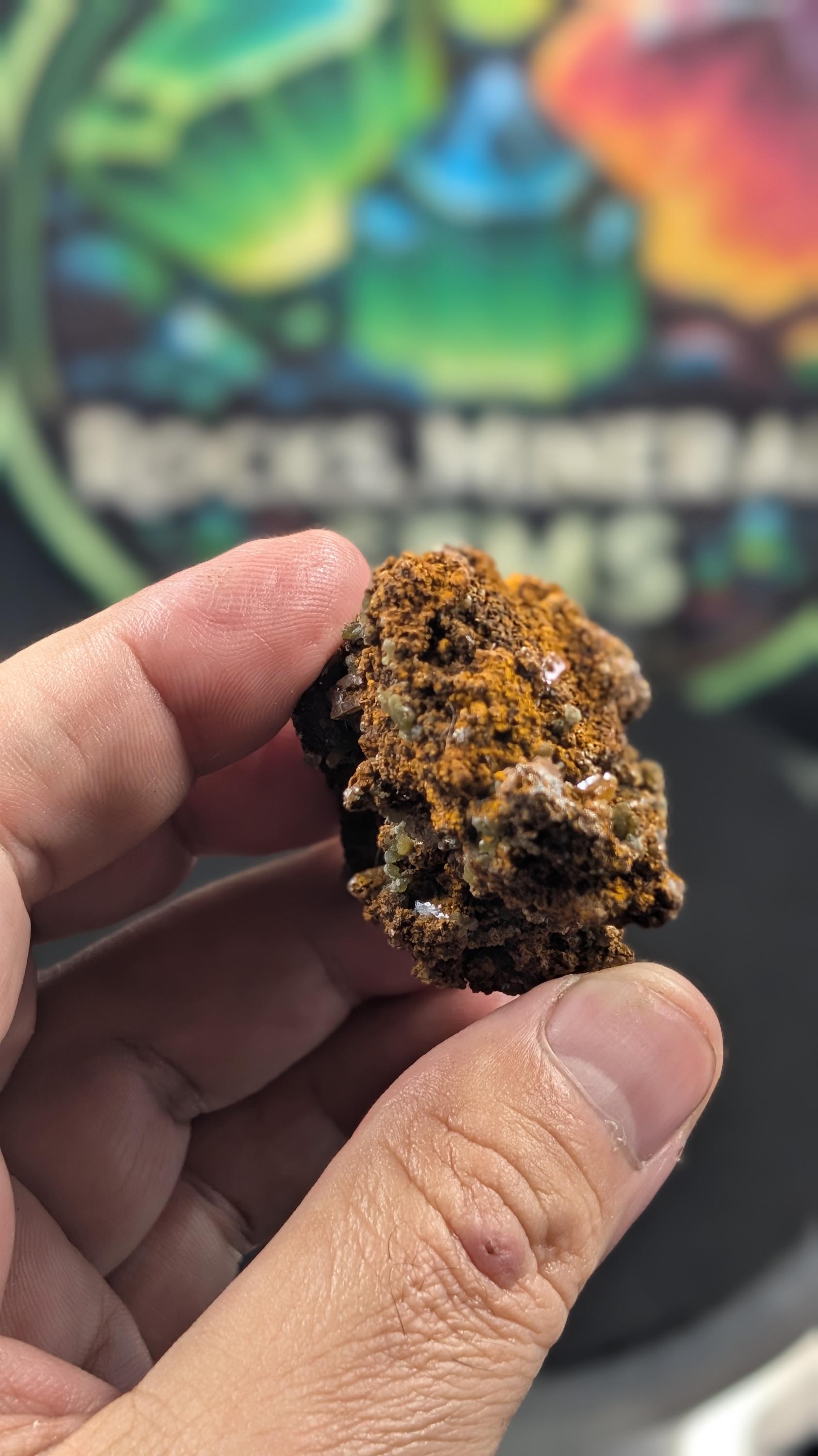 Wulfenite - Durango, Mexico – Ojuela Mine, Mapimí – Vintage Collection Piece - Rare UV Wulfenite by Sacred Alchemy Studios