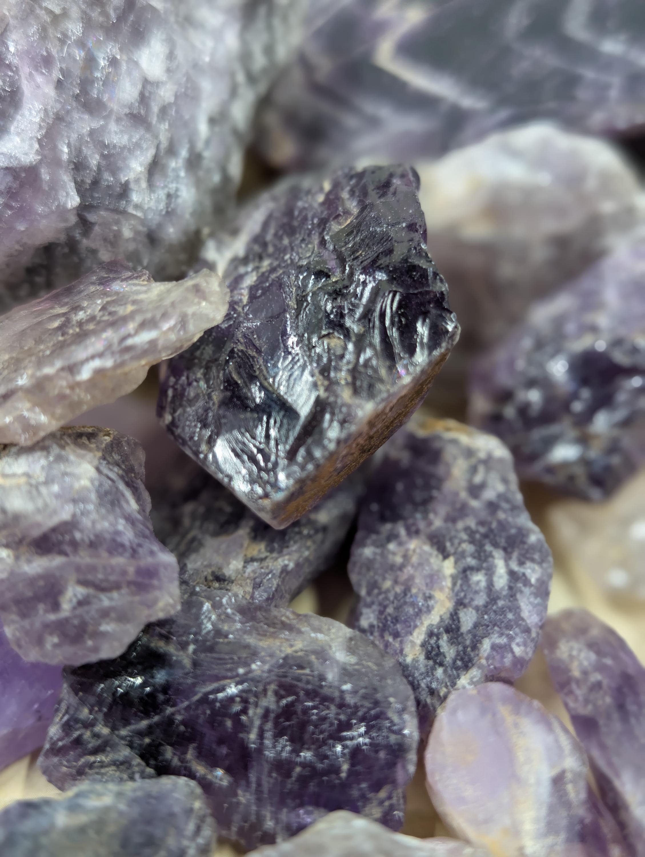 Amethyst Ruff - Rwanda - Top Grade - 200 grams by Sacred Alchemy Studios