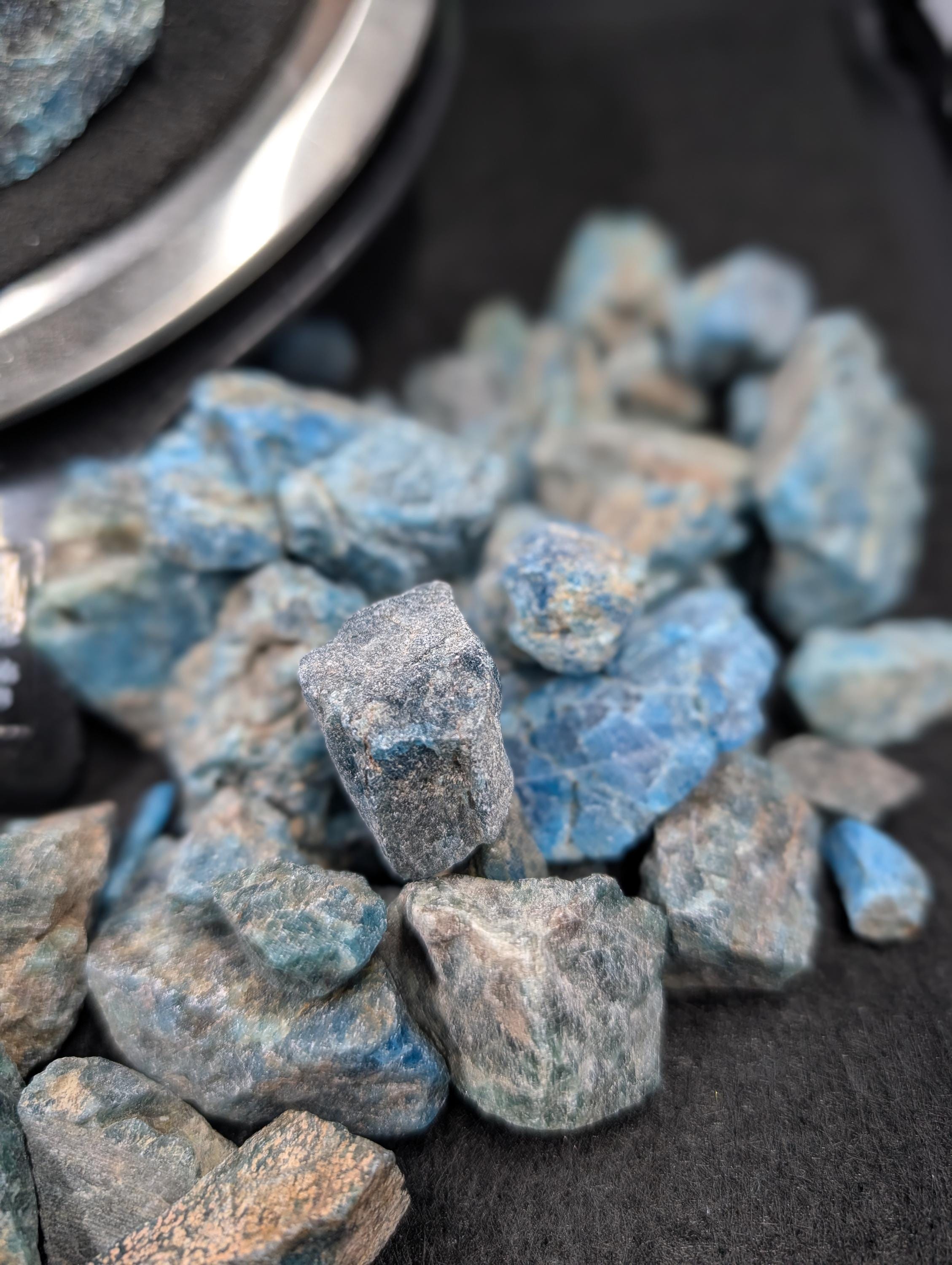 Blue Apatite – Brazil - 5 per 250g by Sacred Alchemy Studios