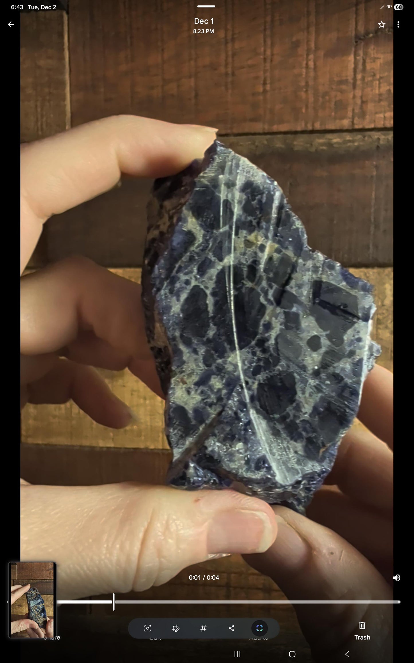 Sodalite – Namibia – 200 grams - Sunset Sodalite