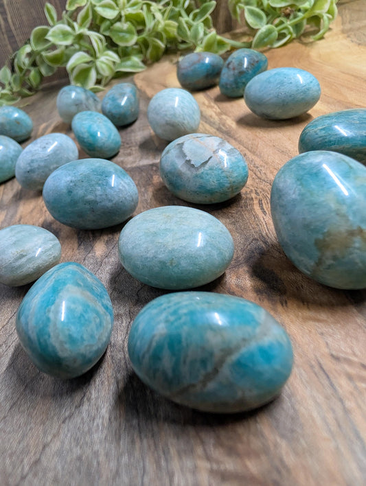 Amazonite – Mined in Colorado – Tumble Stones – Small Size - 100g