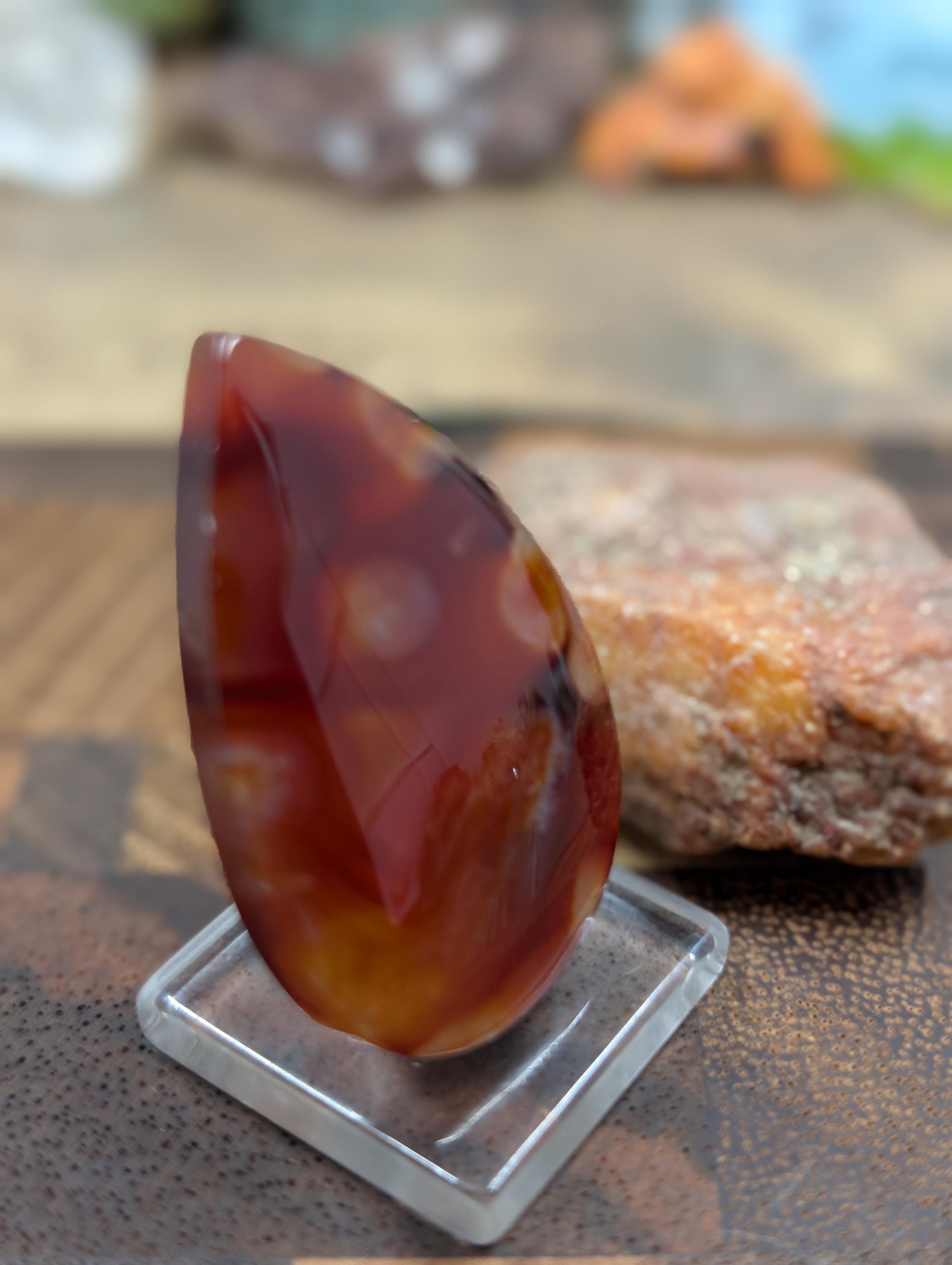 Carnelian - Morocco - 1 pc Cabochon by Sacred Alchemy Studios
